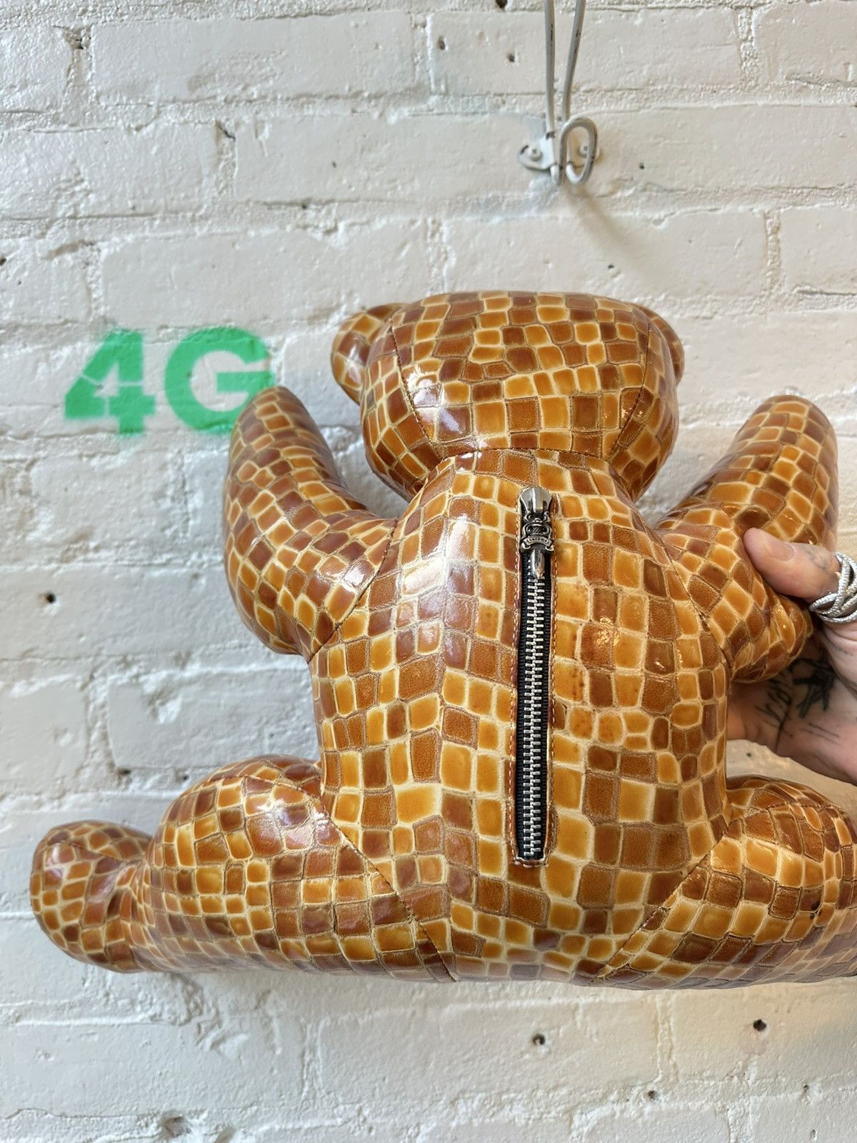Chrome Hearts CHROME HEARTS LEATHER STUDDED BEAR Size ONE SIZE - 4 Thumbnail