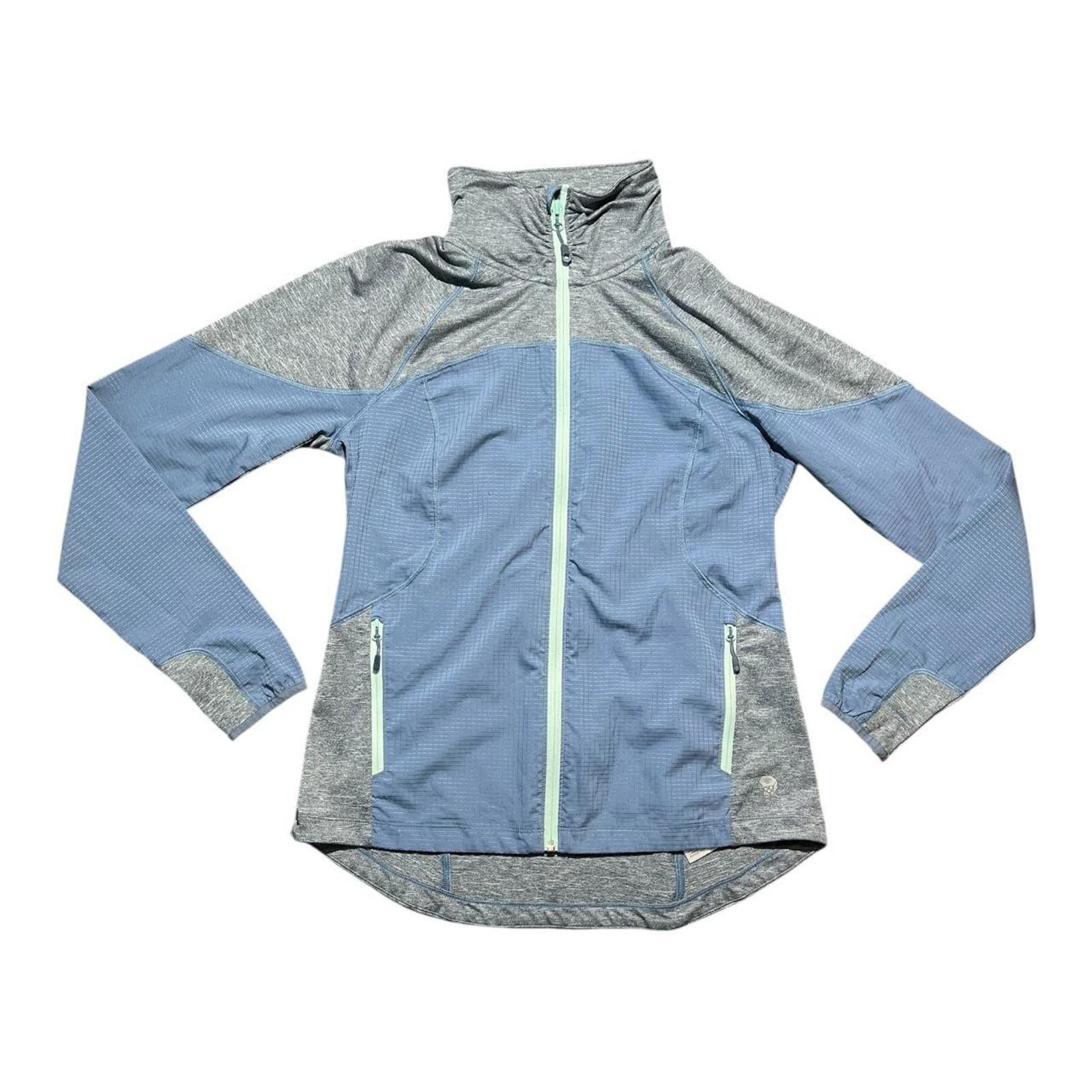 Mountain Hardwear Mountain Hardware Mistrala Mock Blue Grey Jacket Size L / US 10 / IT 46 - 1 Thumbnail