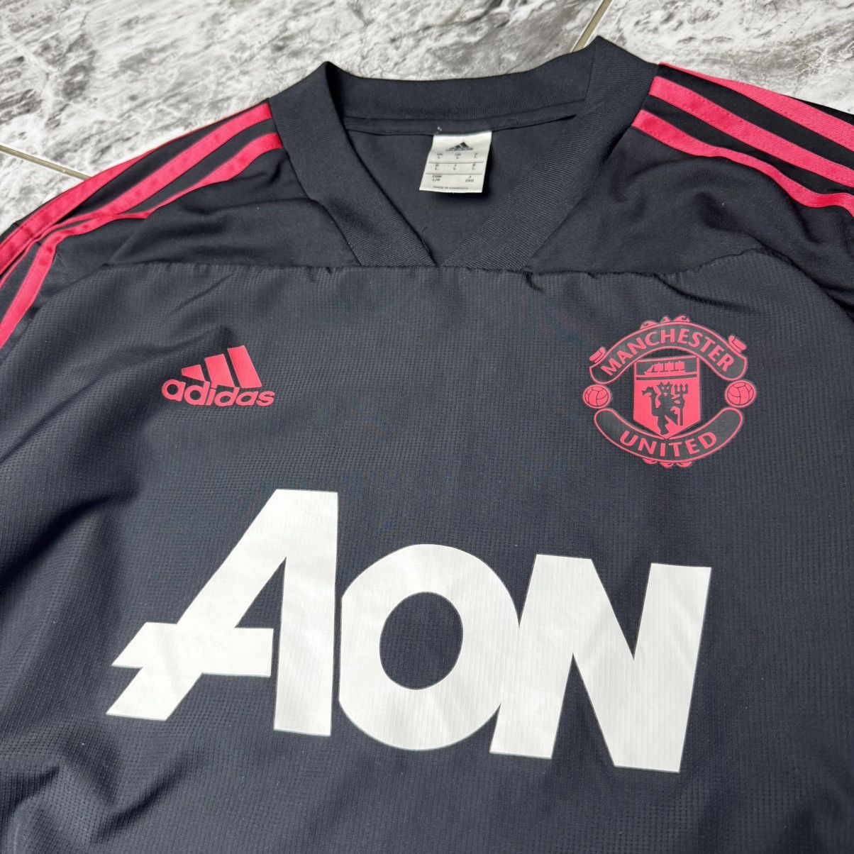 Adidas × Vintage Adidas Manchester Jersey Training Size US L / EU 52-54 / 3 - 4 Thumbnail