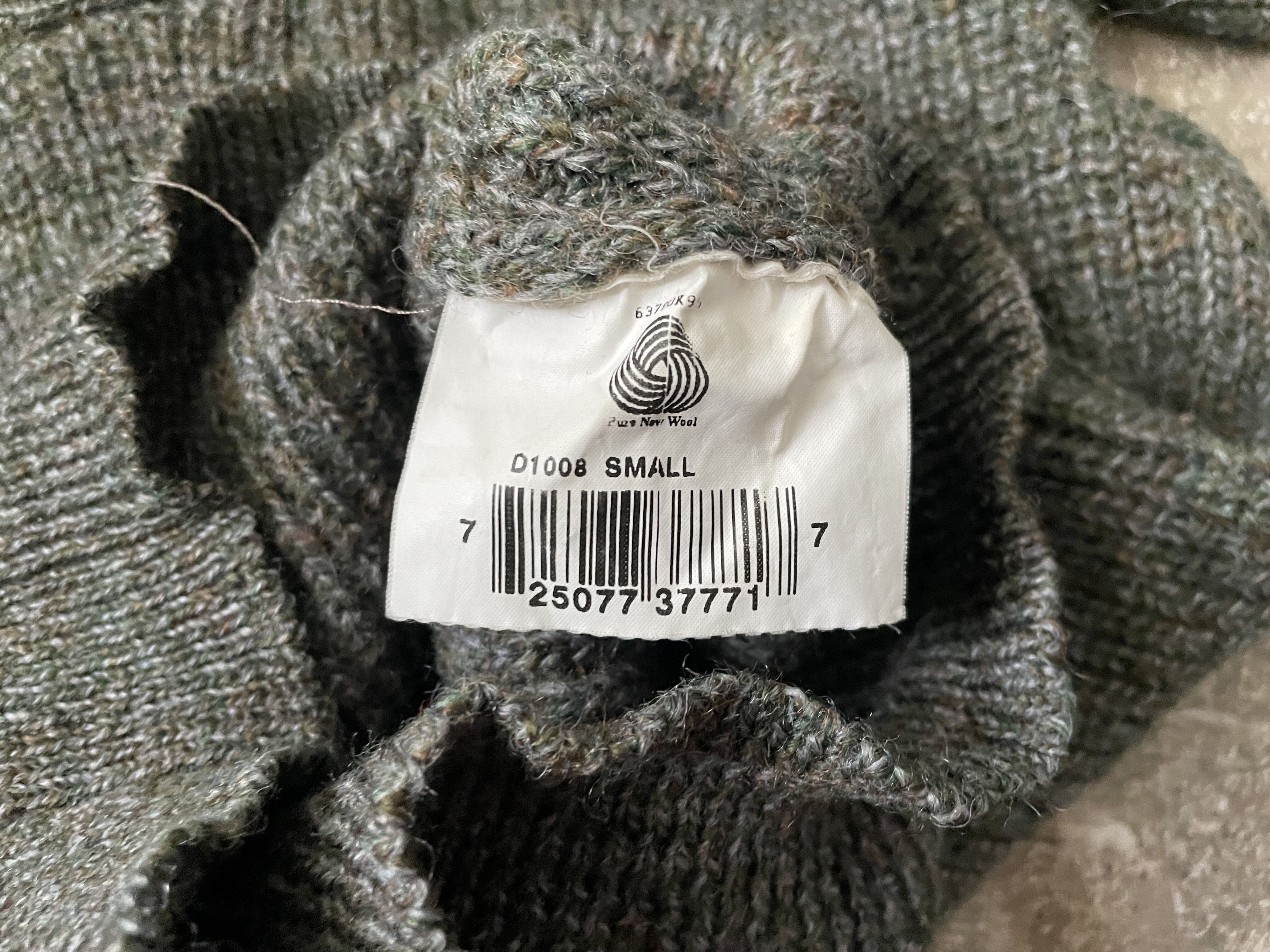 Barbour × Vintage Schott Wool Knitted Sweater Button Size US S / EU 44-46 / 1 - 9 Thumbnail
