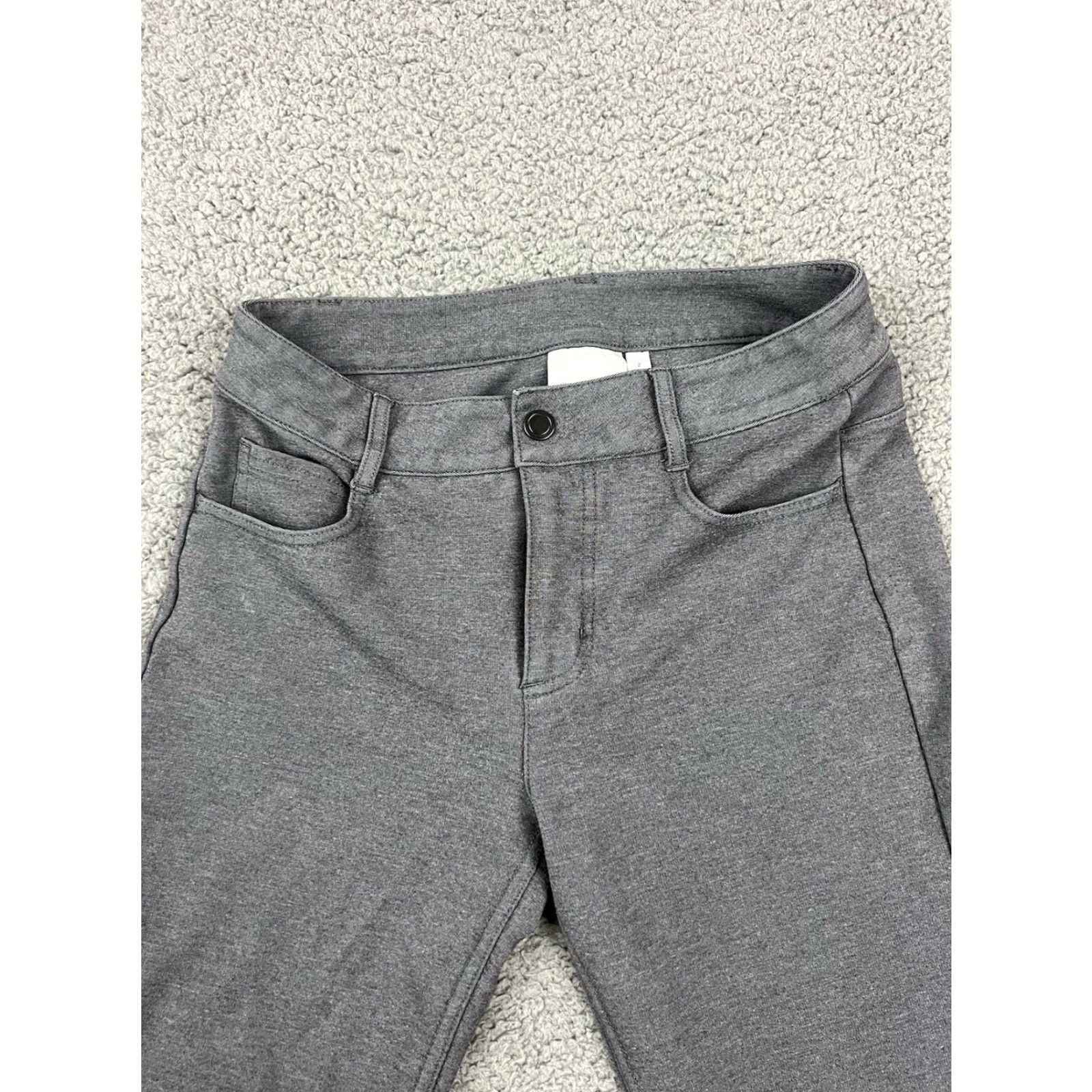 Athleta Athleta Pants Womens 2 Charcoal Gray Button Nylon Rayon Blend Hiking activewear Pants Adults Womens Size 26" / US 2 / IT 38 - 2 Thumbnail