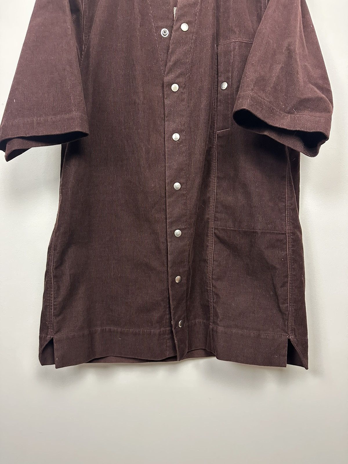 Rick Owens FW20 ‘PERFORMA’ Jumbo Corduroy Larry Shirt Size US M / EU 48-50 / 2 - 3 Thumbnail