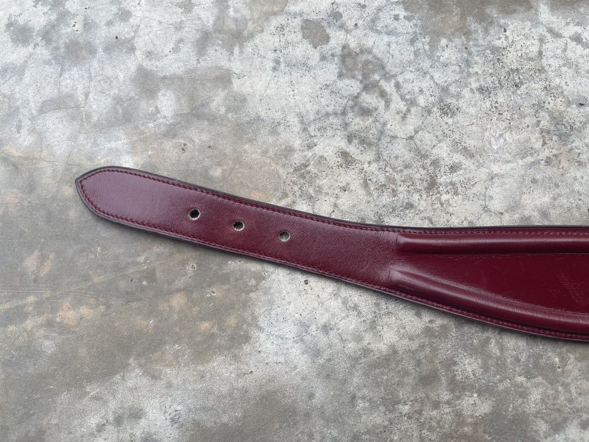 Hermes × Vintage Hermes Paris Leather Belt Made France Size ONE SIZE - 3 Thumbnail