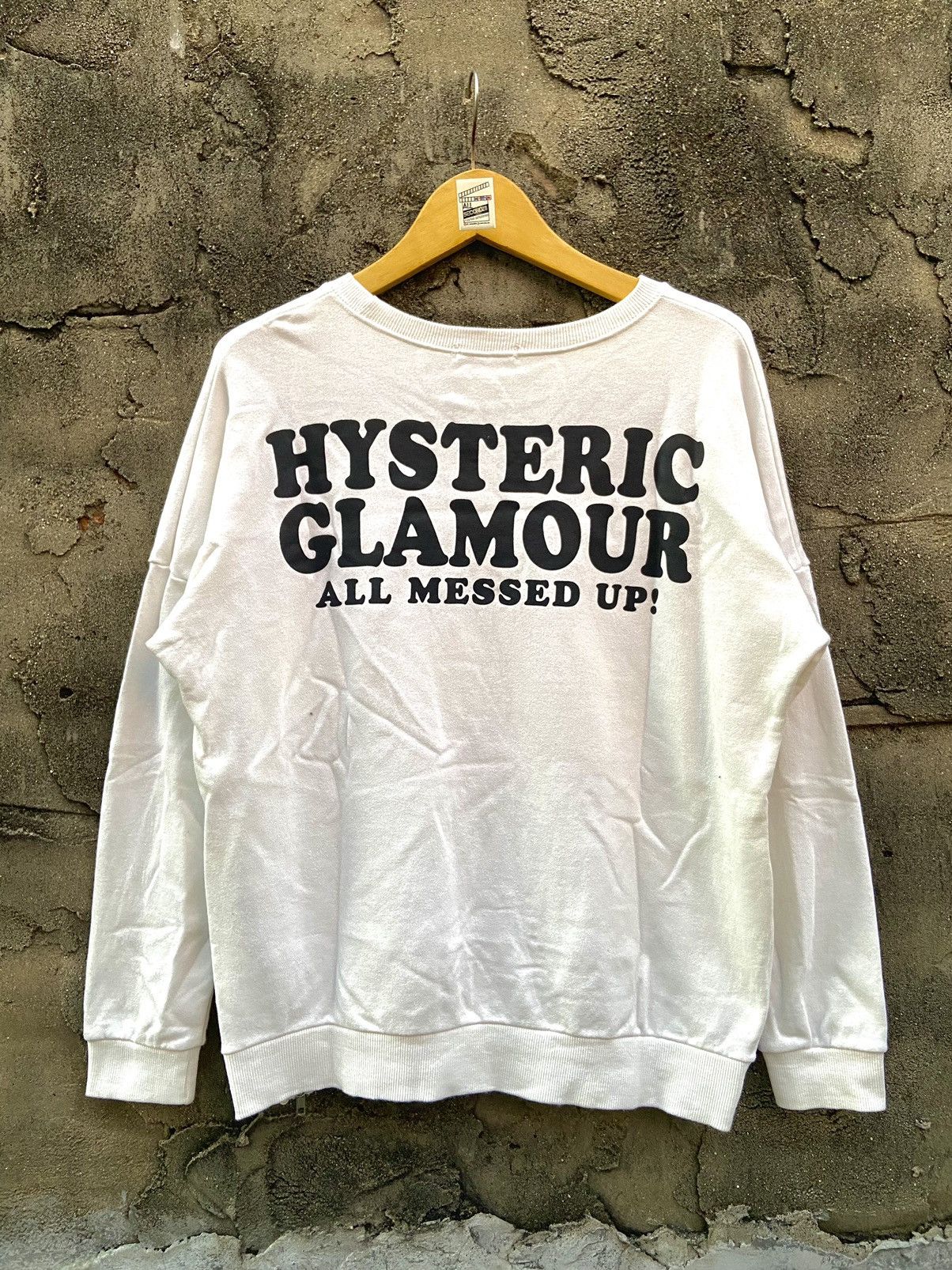 Hysteric Glamour 2000s Y2K sweatshirt women art double zipper Size US L / EU 52-54 / 3 - 2 Thumbnail