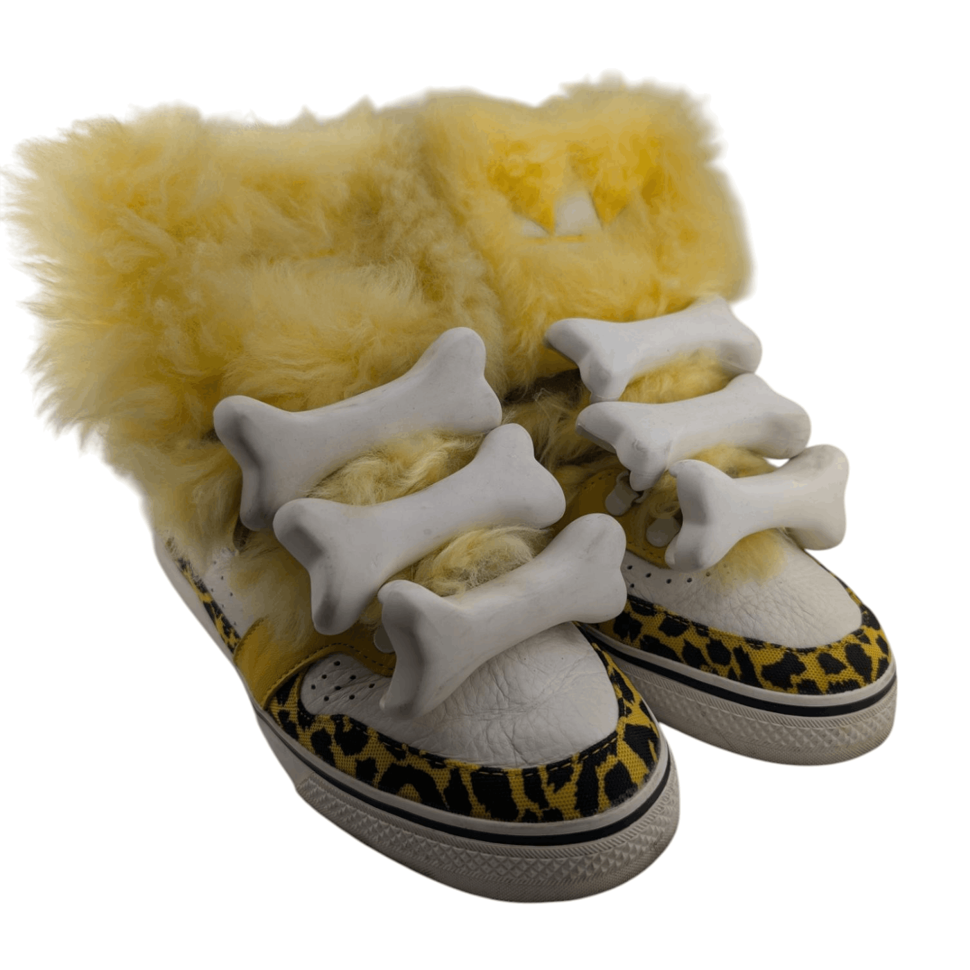 Adidas × Jeremy Scott Jermey Scott x Adidas Bones Hightops Yellow