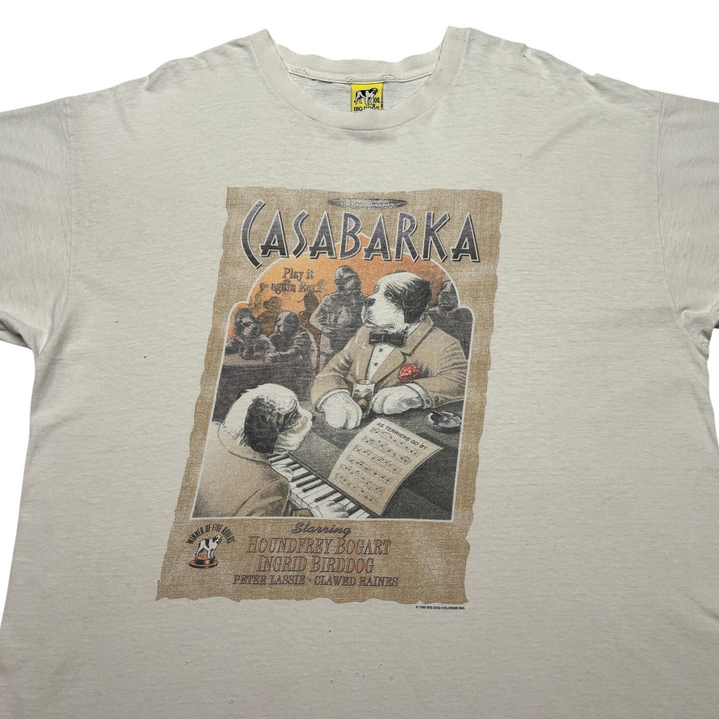 Big Dogs Vintage 90s Big Dogs Casablanca Tee Shirt Men's 2XL XXL Size US XXL / EU 58 / 5 - 1 Thumbnail