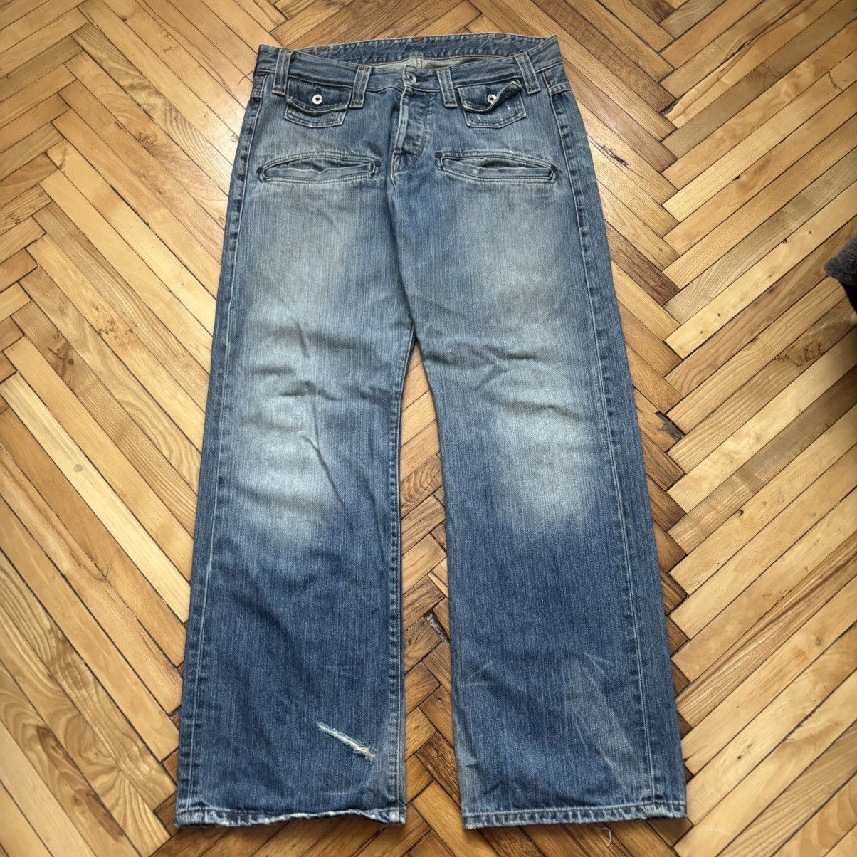 G-Star Vintage 90’s G Star Raw SEAFARER LOW LOOSE Jeans Avant-Garde Size US 32 / EU 48 - 1 Thumbnail