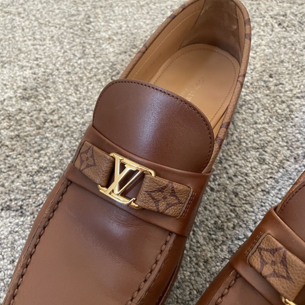 Louis Vuitton LOUIS VUITTON MAJOR LOAFER COGNAC Size US 9.5 / EU 42-43 - 2 Thumbnail