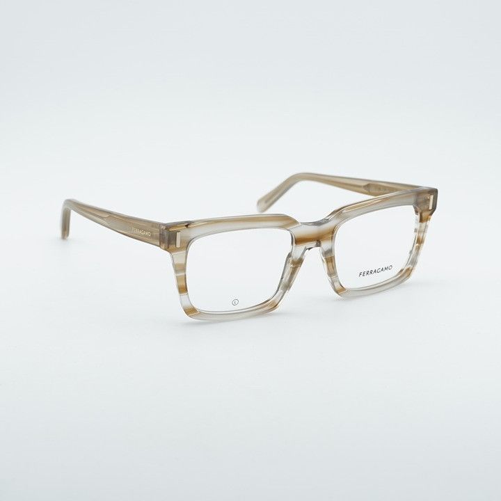 Salvatore Ferragamo Salvatore Ferragamo SF2993 279 Unisex Eyeglasses Sand 53mm Size ONE SIZE - 7 Thumbnail