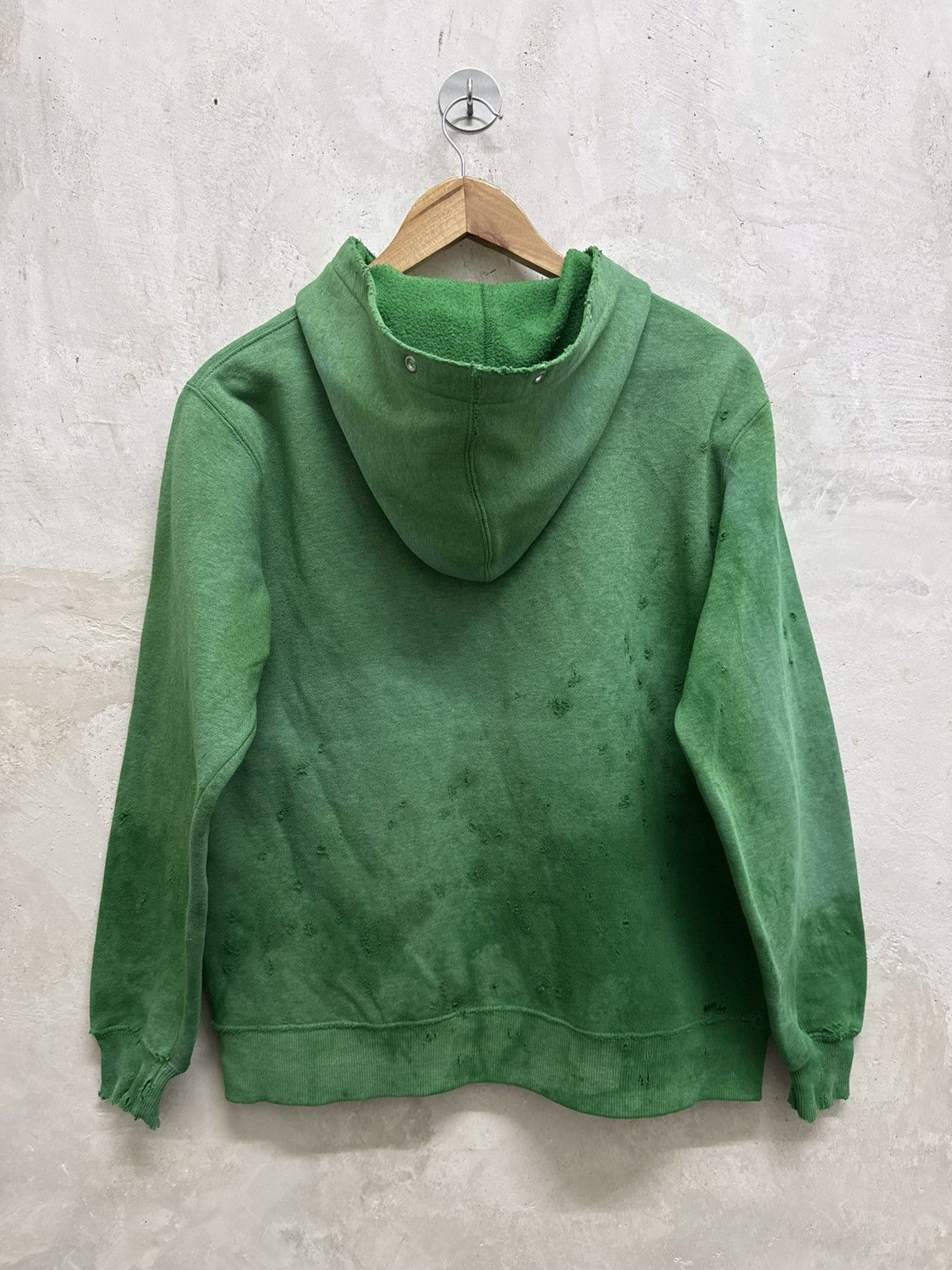 Converse 2000s Converse Distressed Studded Zipper Hoodie Size US M / EU 48-50 / 2 - 4 Thumbnail
