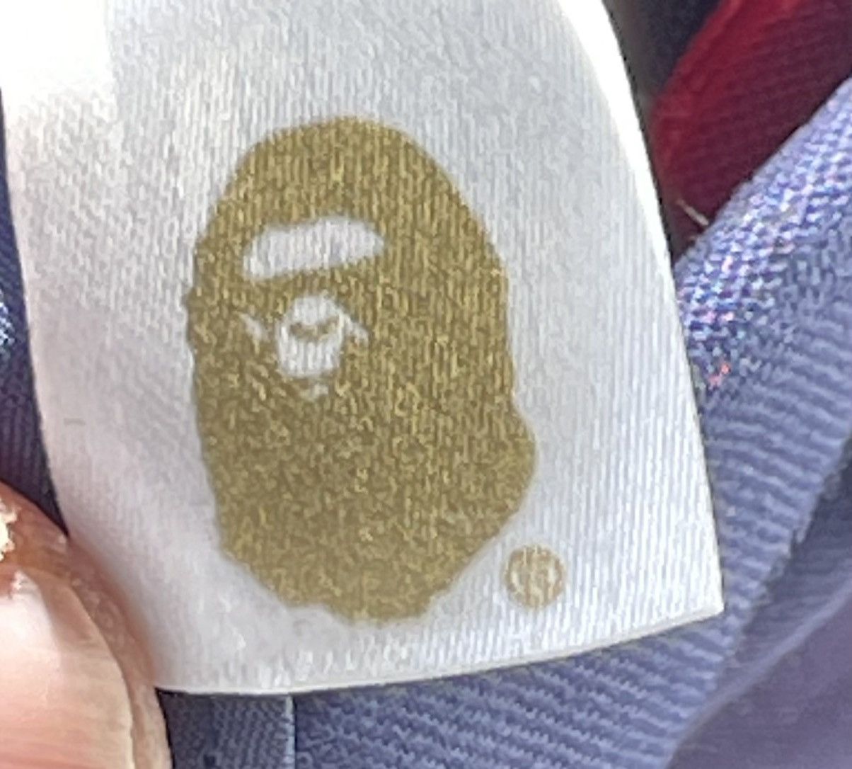 Bape BAPE College Panel Cap (SS22) Navy/Red Size ONE SIZE - 13 Thumbnail