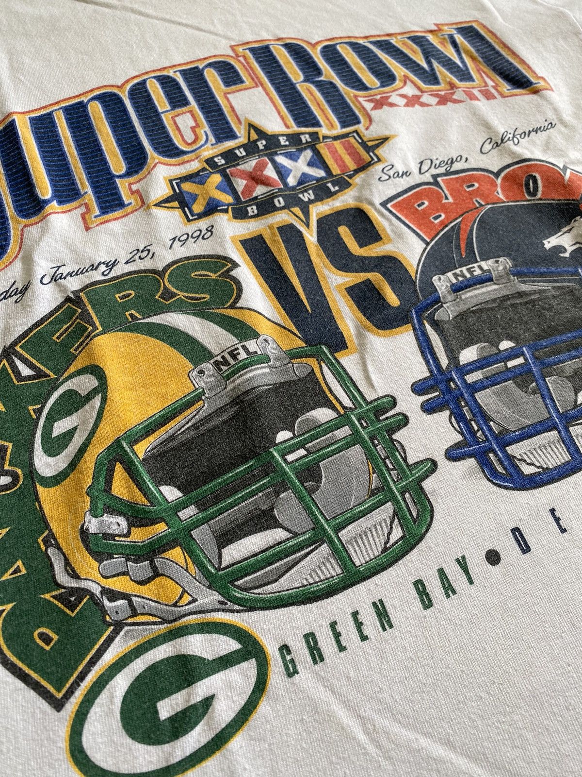 Logo Athletic × NFL × Vintage Vintage Logo Athletic 1998 Super Bowl XXXII Packer vs Bronco Size US M / EU 48-50 / 2 - 3 Thumbnail