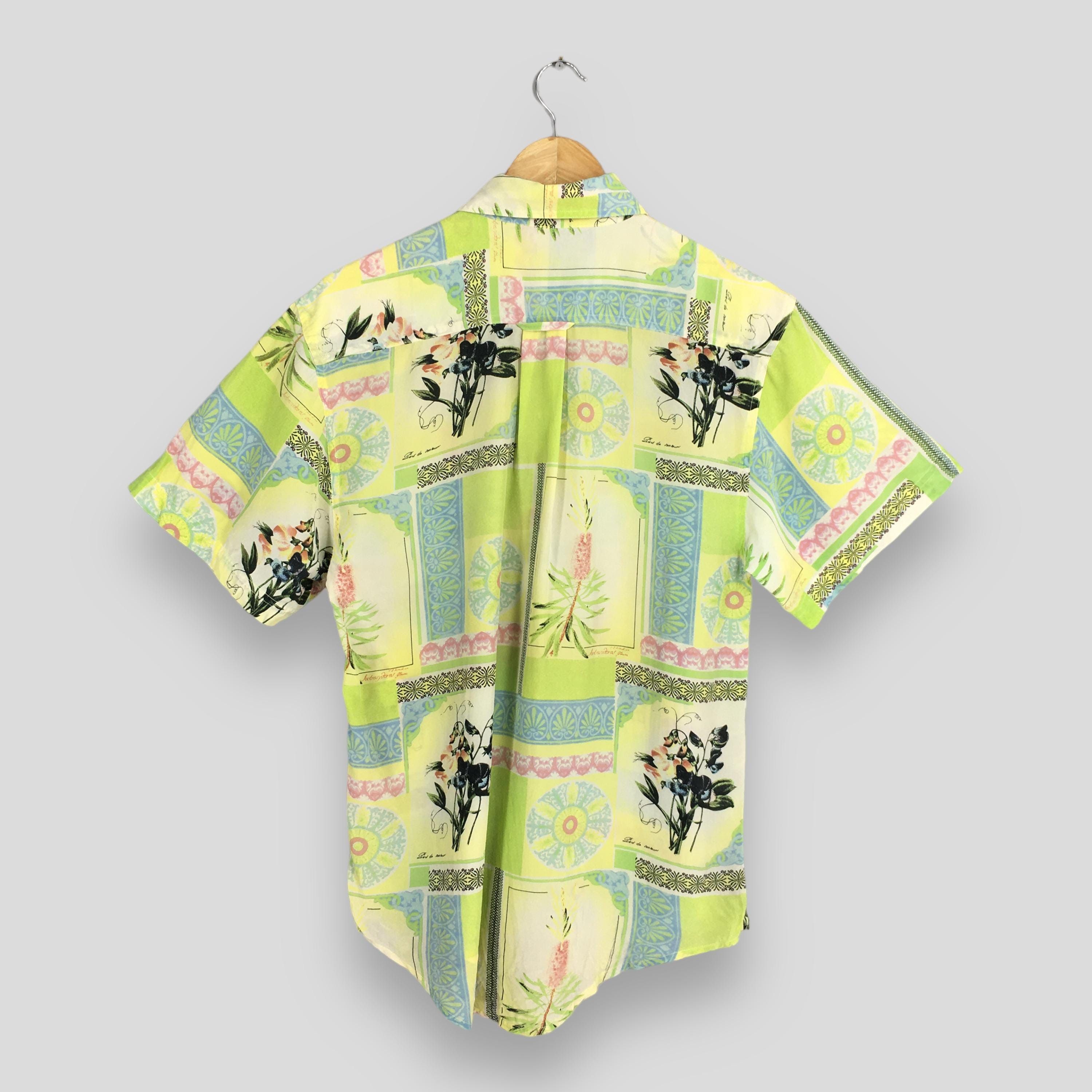 Other 90s Novelty Baroque Psychedelic Pattern Silk Shirt Small Size US S / EU 44-46 / 1 - 7 Thumbnail