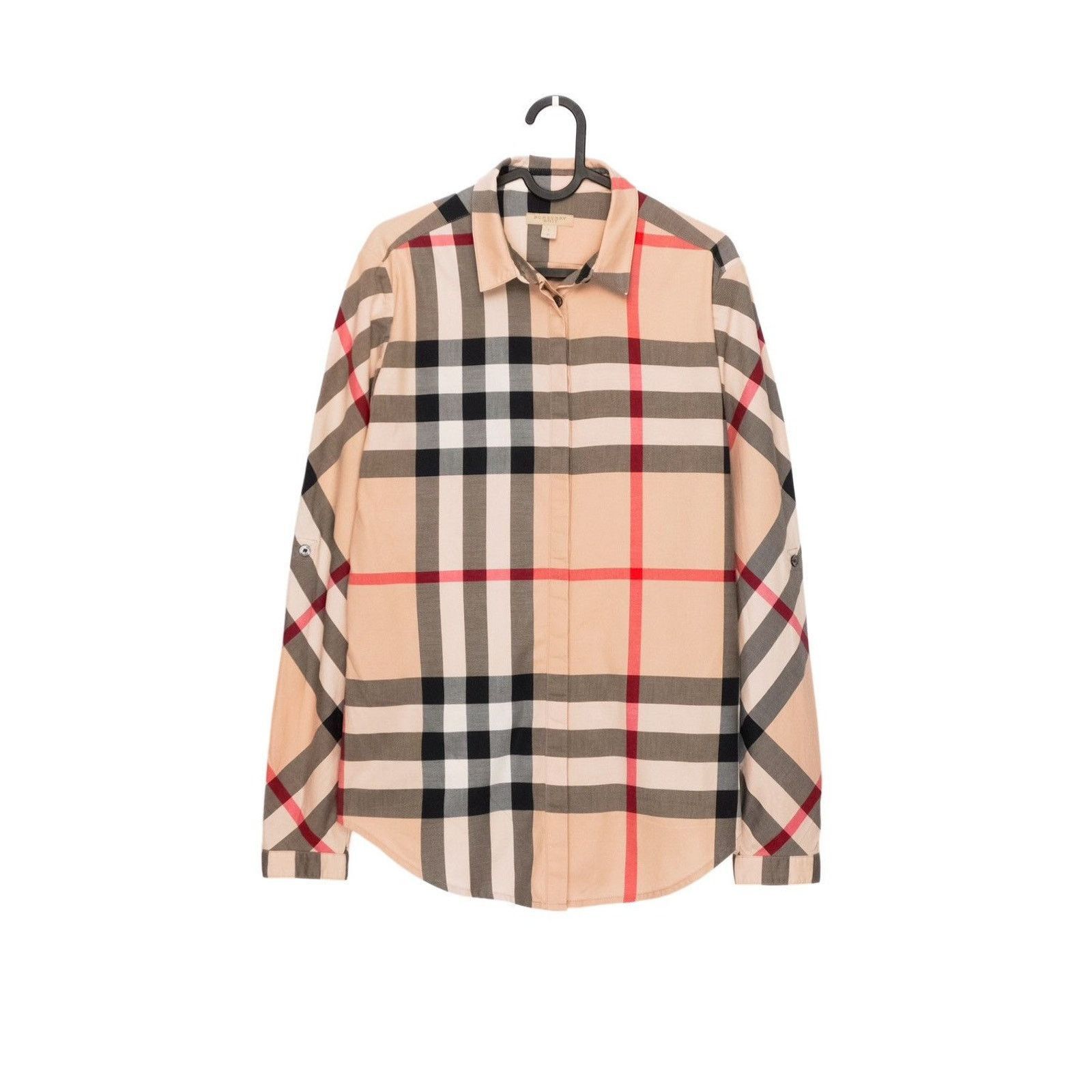 Burberry Iconic Burberry London Check Monogram Pattern Women’s Shirt ...