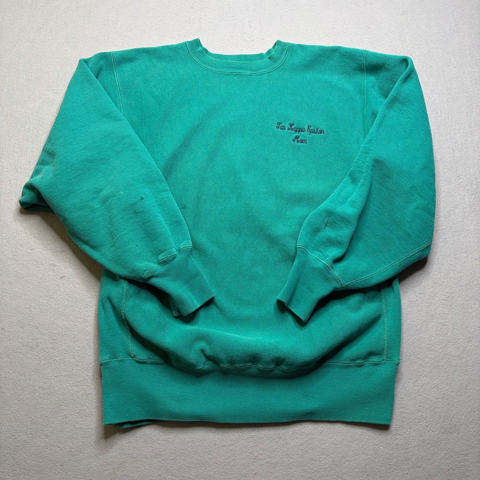 Champion Vintage Champion Reverse Weave Crewneck Sweatshirt L Green Size US L / EU 52-54 / 3 - 1 Thumbnail