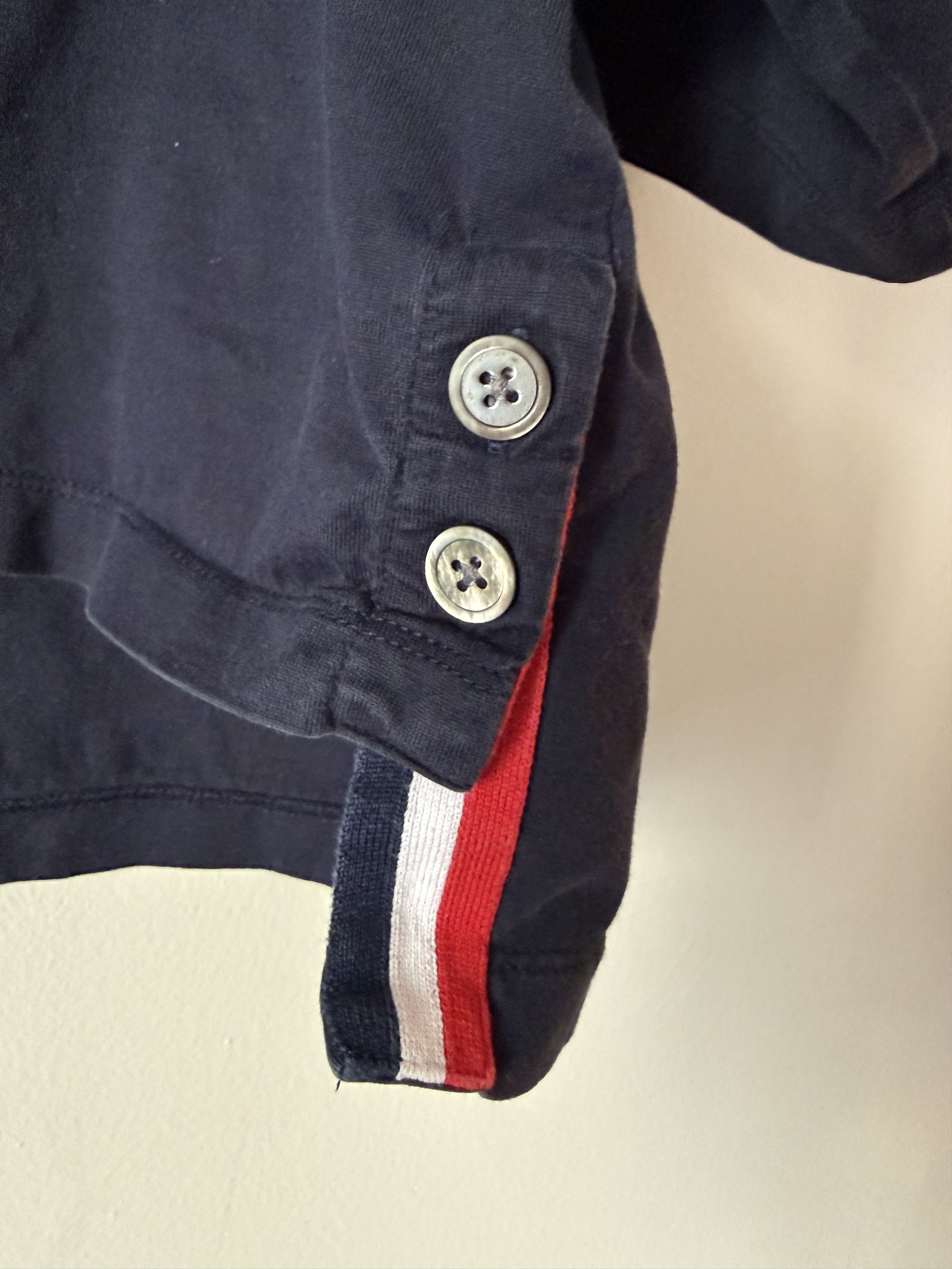 Thom Browne Thom Browne Navy Oversized Cropped T-Shirt Size US M / EU 48-50 / 2 - 4 Thumbnail