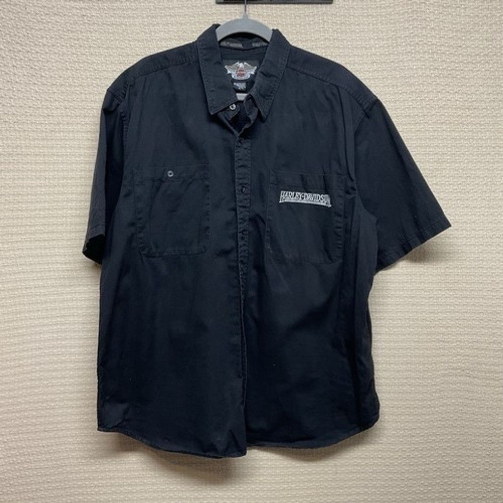Harley Davidson Harley-Davidson Cotton Button Up Shirt Logo Men Size XL Size US XL / EU 56 / 4 - 7 Thumbnail