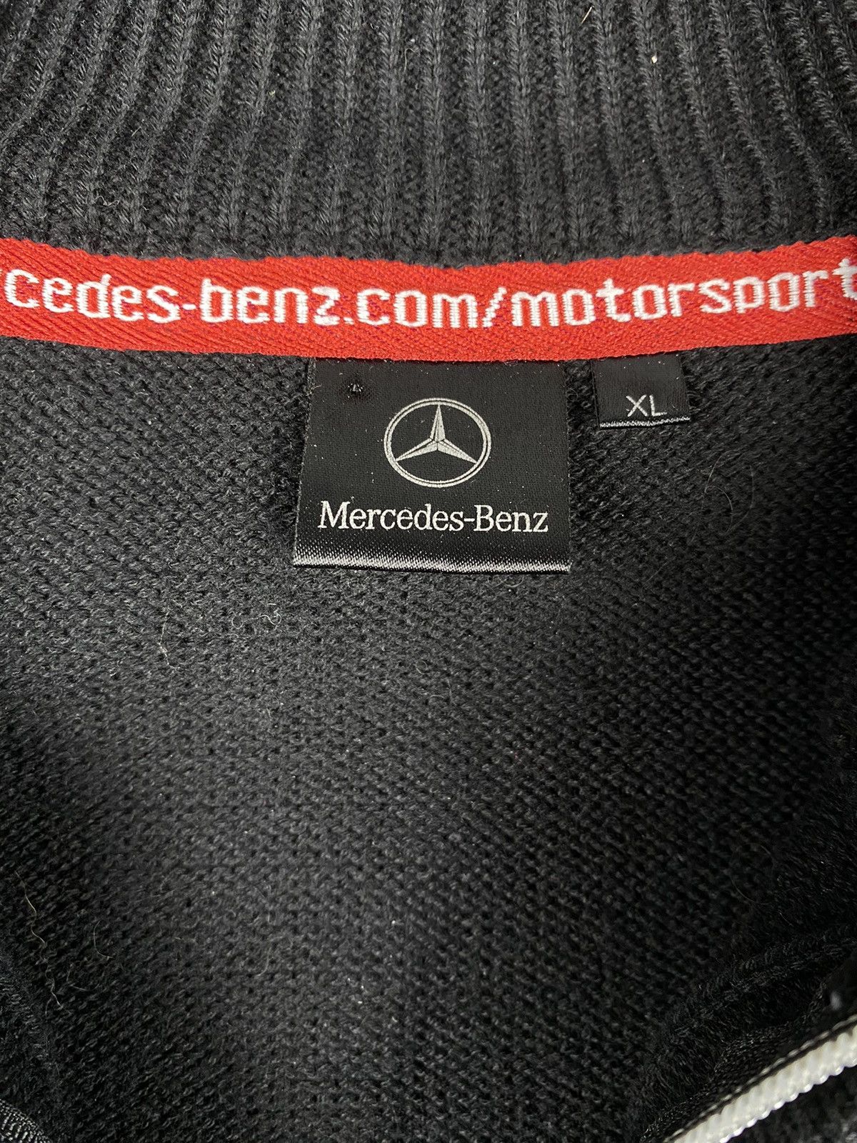 Mercedes-Benz Vintage Mercedes Benz Zip 1/3 Sweater Size XL Size US XL / EU 56 / 4 - 7 Thumbnail
