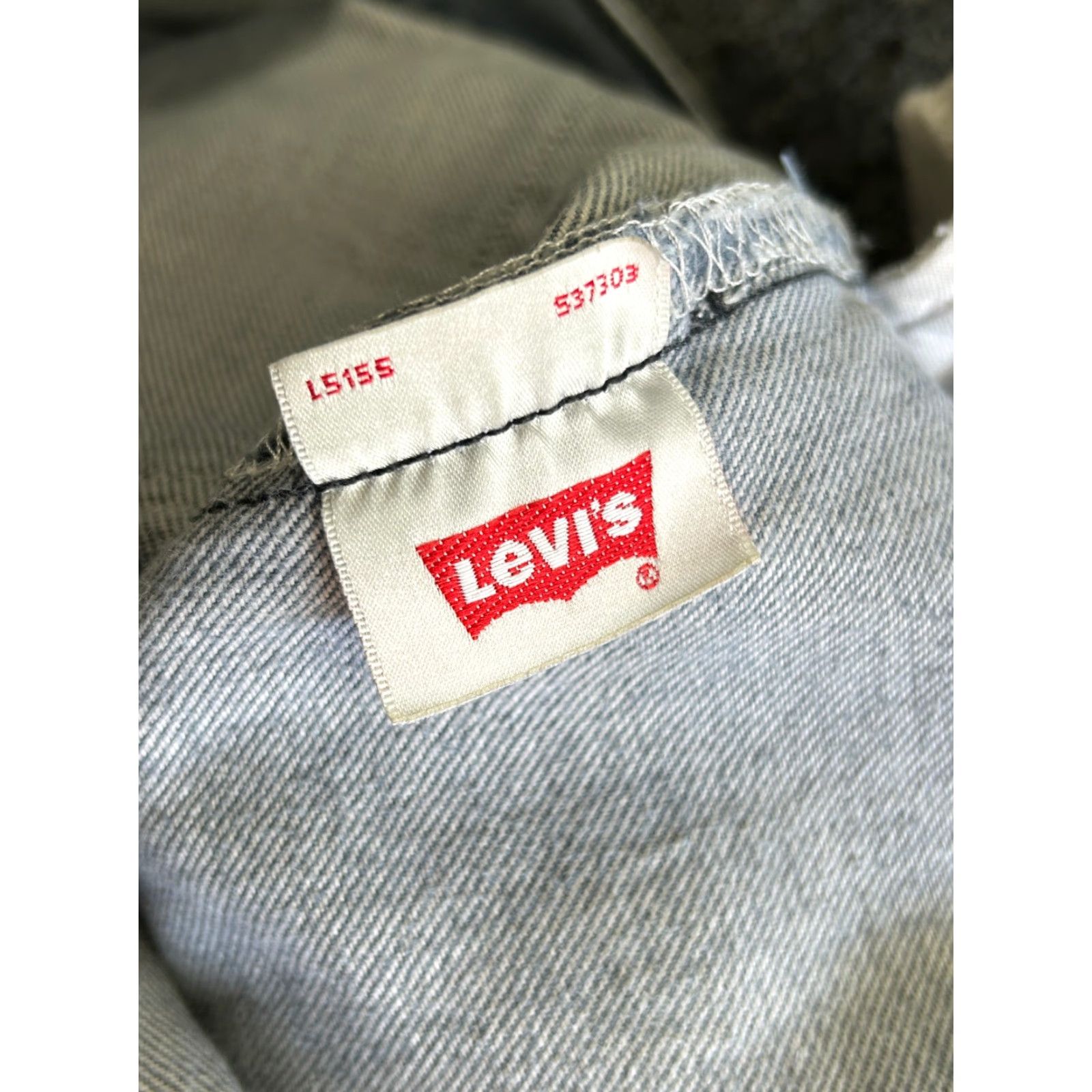 Levi's VINTAGE Levi’s 501 XX Jeans 32 x 29 Straight Distressed Grunge 90s Mens Regular Gray Denim Cotton USA Size US 32 / EU 48 - 5 Thumbnail