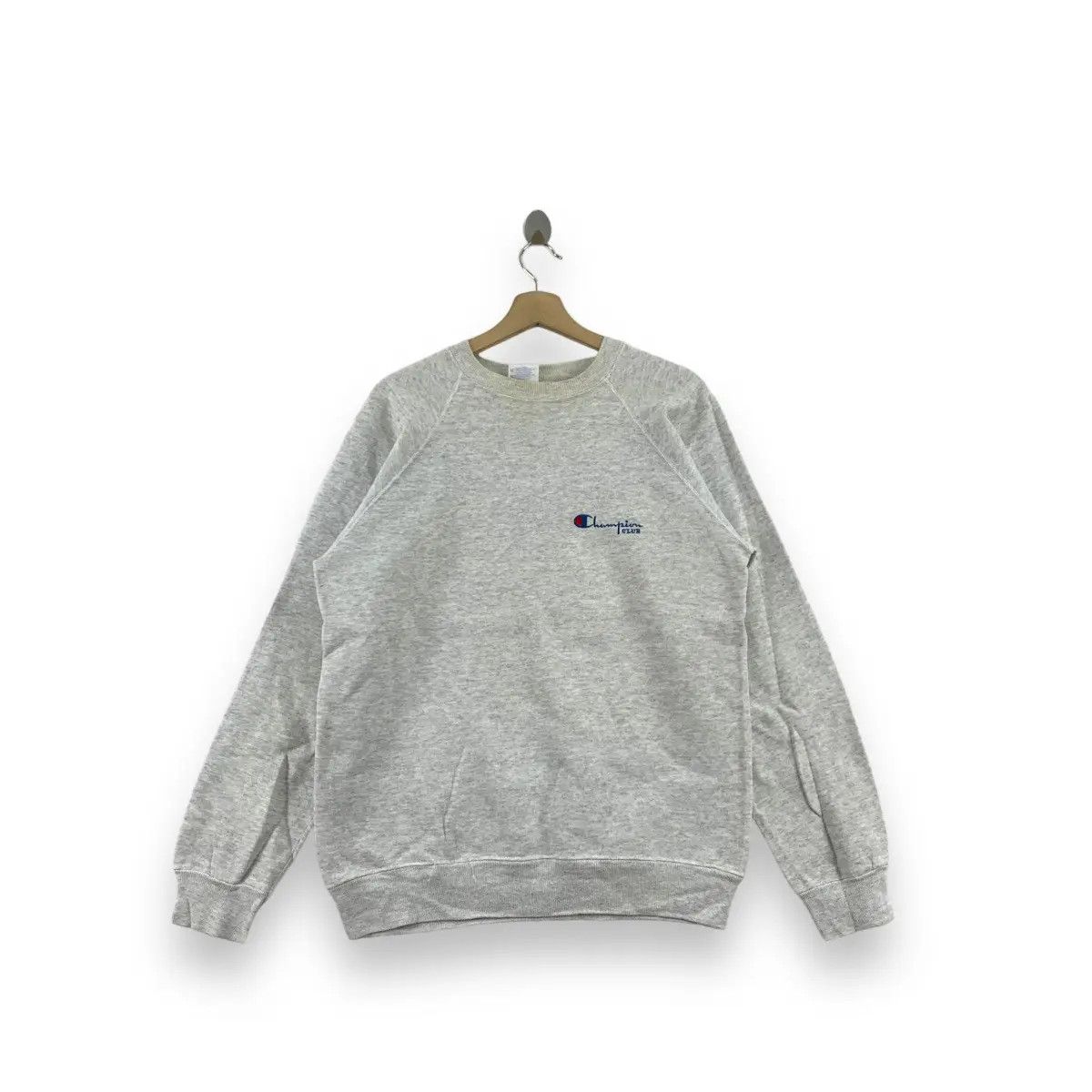 Champion Vintage 90’ CHAMPION CLUB Script Logo Beige Crewneck Size L / US 10 / IT 46 - 1 Thumbnail