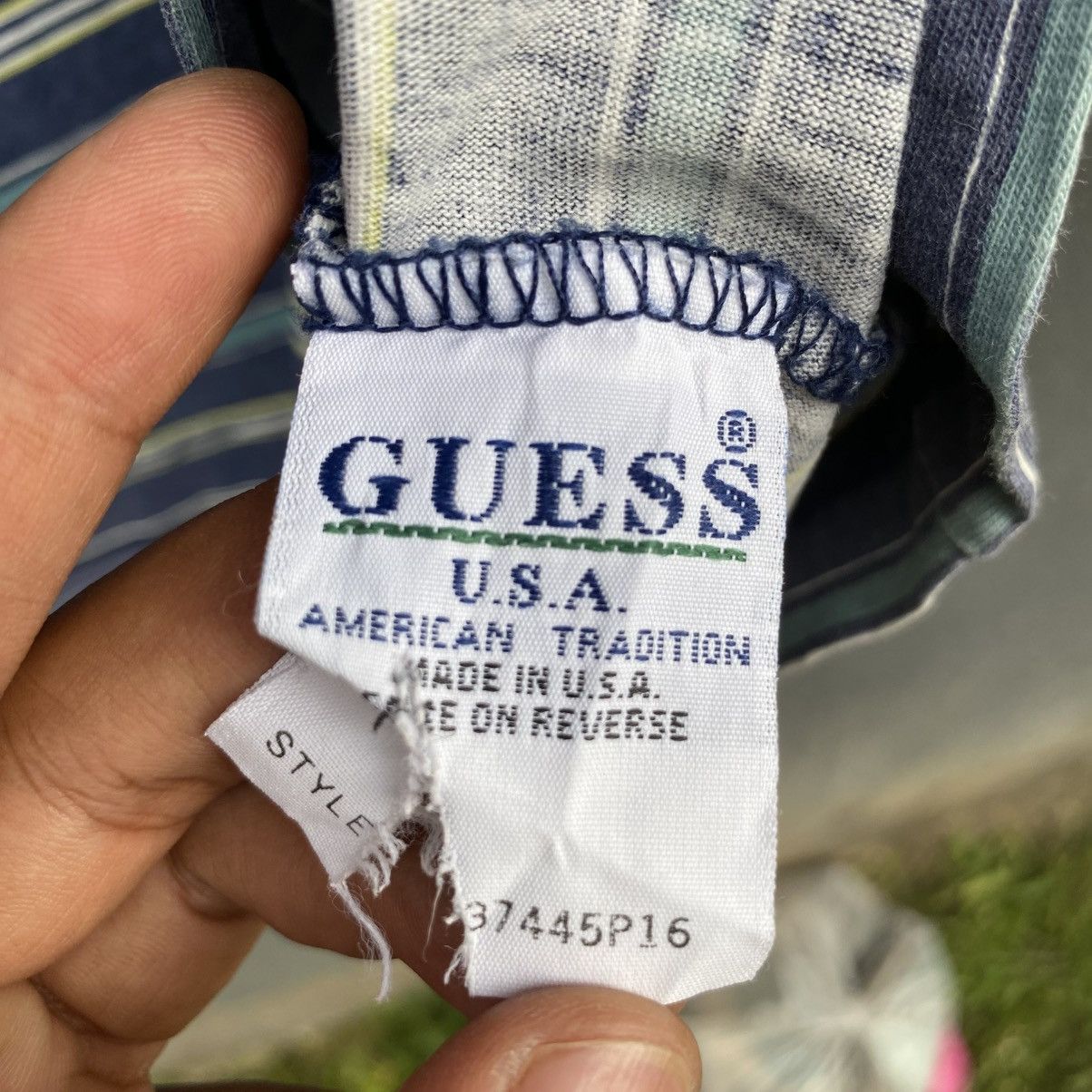 A$AP Rocky × Guess Thrashed Faded 90s A$ap Rocky X Guess Tee Size US M / EU 48-50 / 2 - 7 Thumbnail
