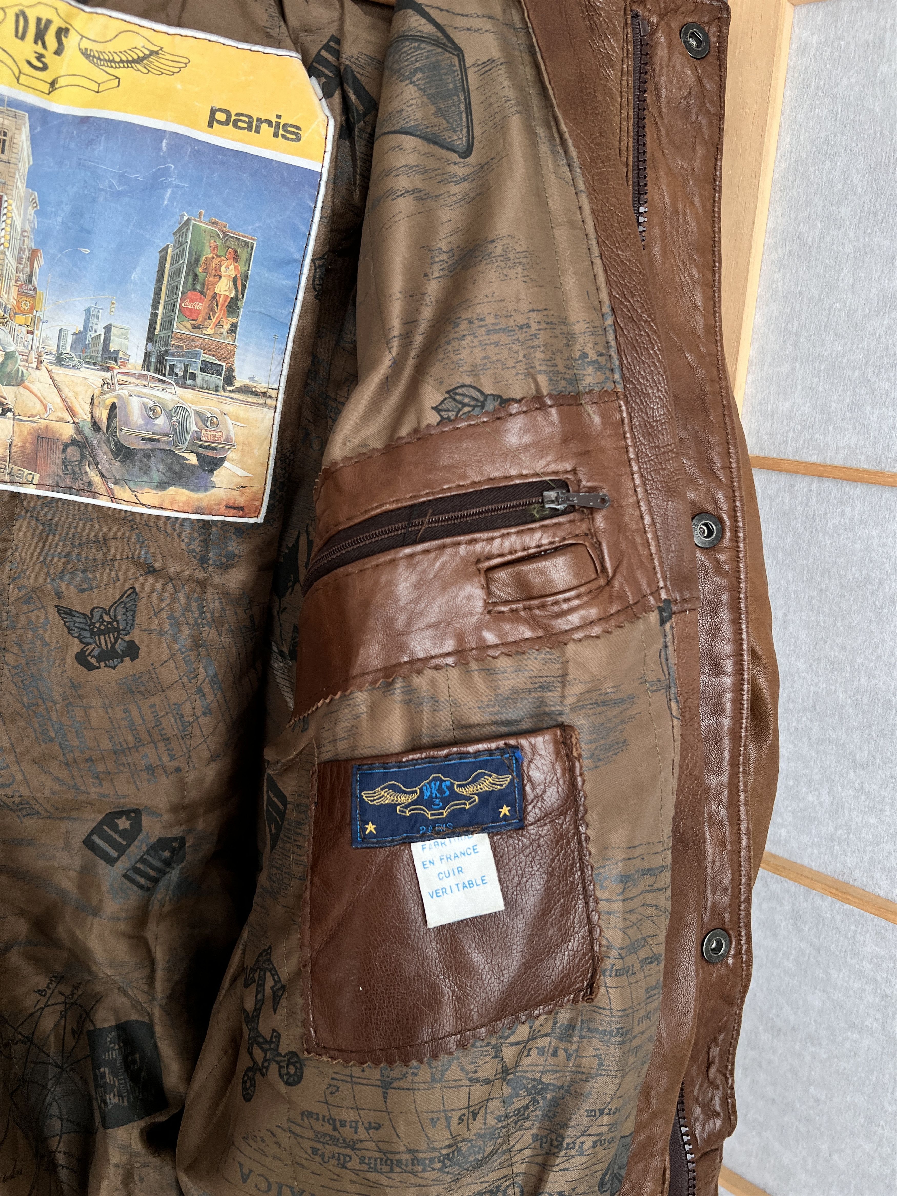 Hysteric Glamour Crazy vintage 90s lambskin leather bomber jacket opium japan Size US S / EU 44-46 / 1 - 18 Thumbnail