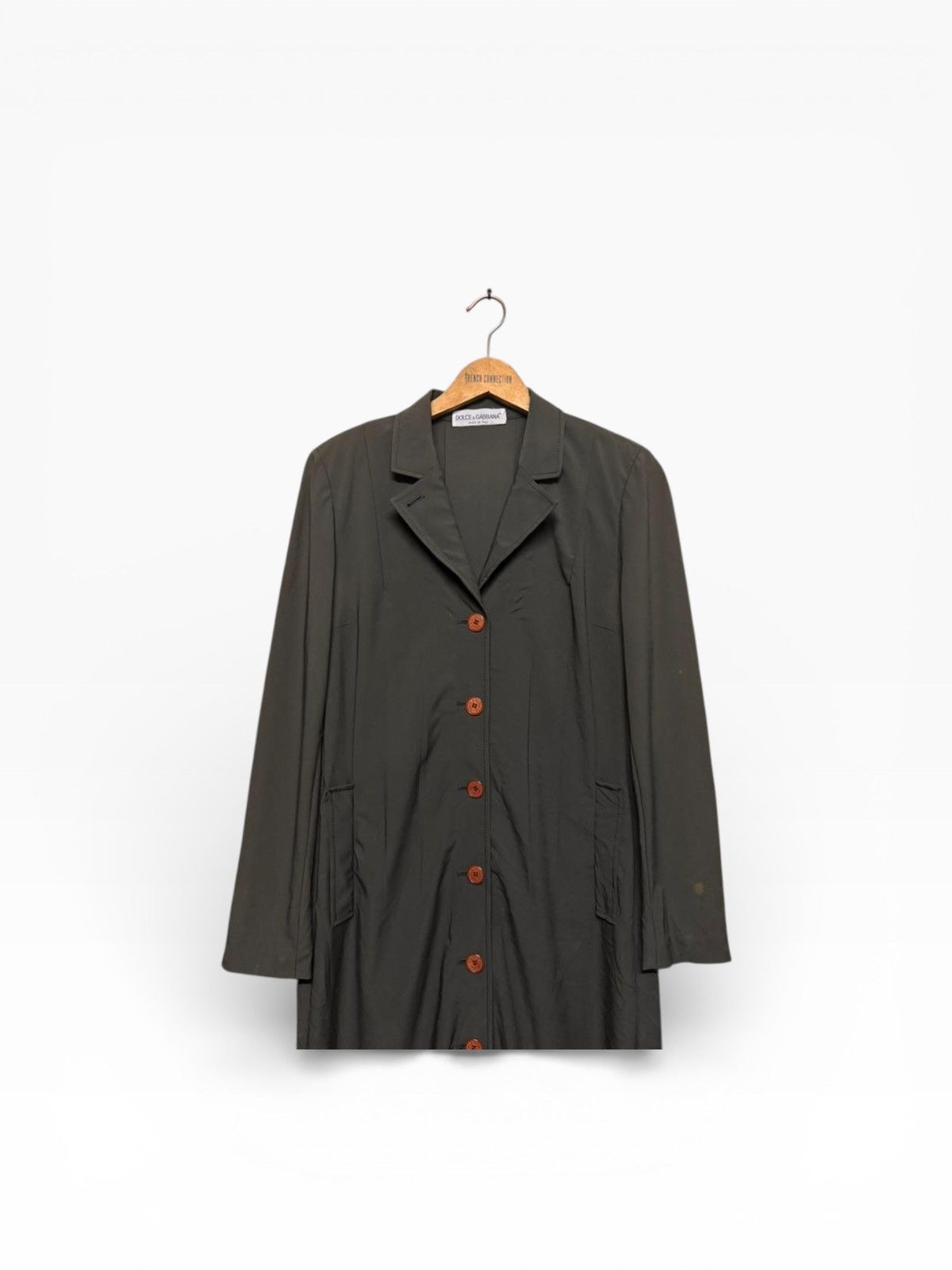 Dolce & Gabbana Vtg🔥1998 Archival Dolce & Gabbana Buttoned Long Jacket Size US S / EU 44-46 / 1 - 6 Thumbnail