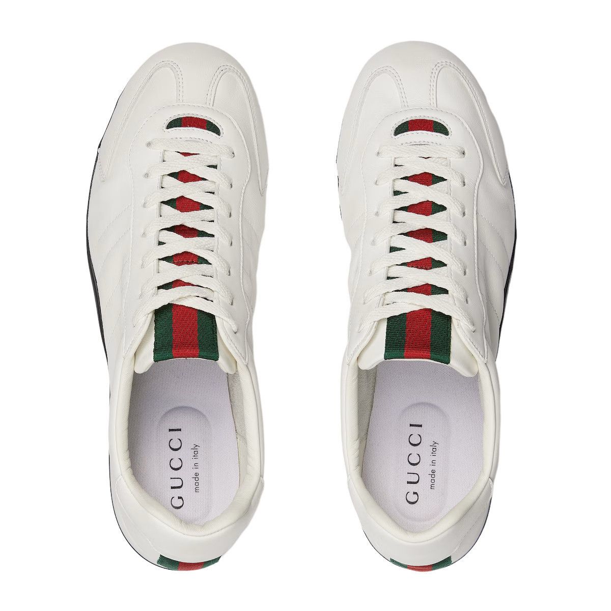 Gucci GUCCI Shift $1050 Men's White Leather Sneakers New & Authent Size US 8 / EU 41 - 5 Thumbnail