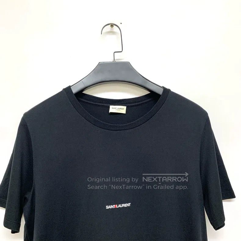 Saint Laurent Paris Saint Laurent Paris Short-sleeved with small logo i Size US XL / EU 56 / 4 - 5 Thumbnail
