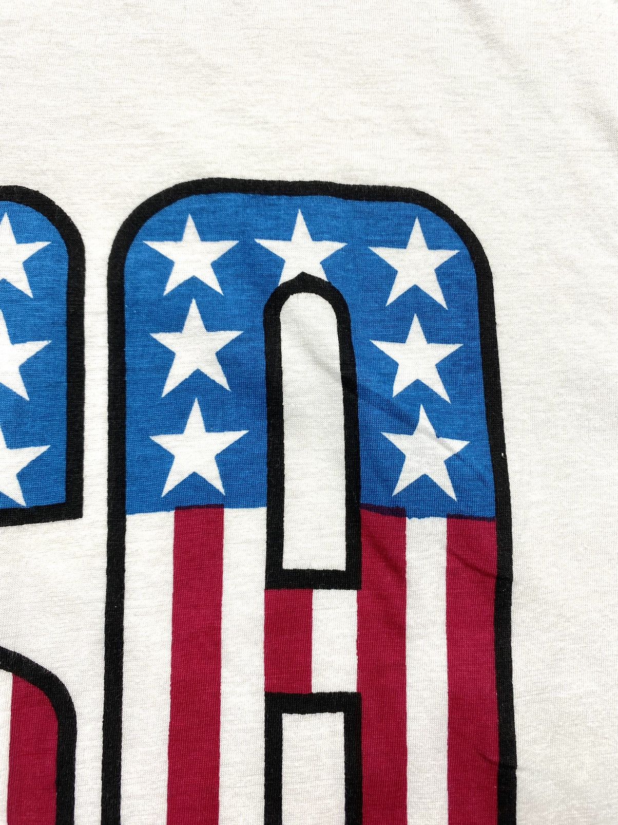 Vintage Vintage 1990’s America USA Flag Wall Street Sports T Shirt Size US L / EU 52-54 / 3 - 5 Thumbnail