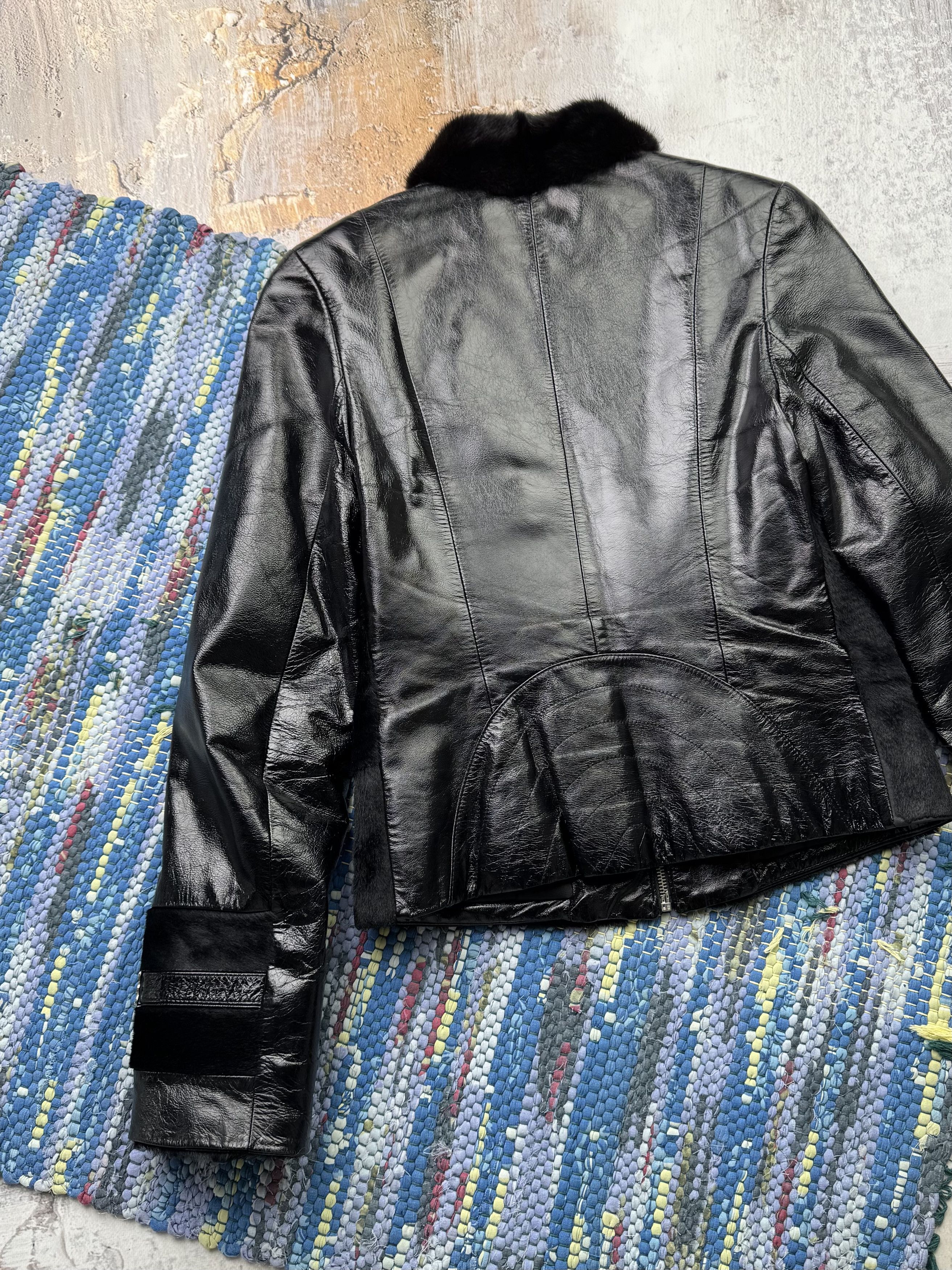 Vintage Vintage Cropped Real Fur/Leather Jacket A648D15(498) Size S / US 4 / IT 40 - 10 Thumbnail