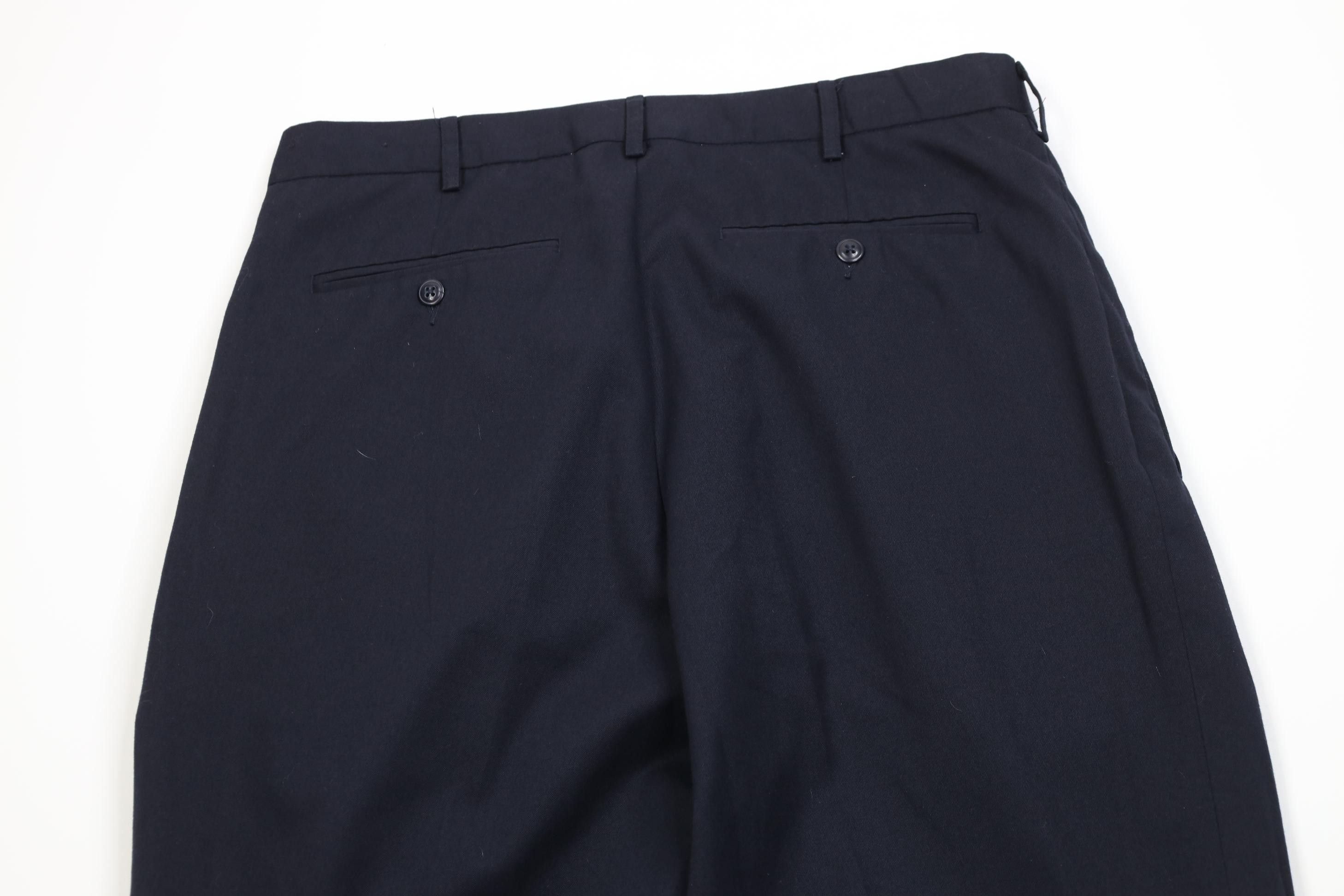 Vintage Vintage 90s Streetwear Gabardine Blend Wide Leg Chino Pants Size US 34 / EU 50 - 10 Thumbnail