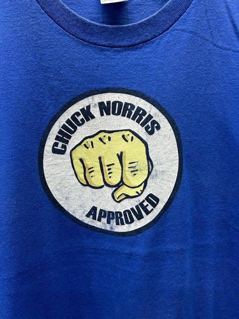 Vintage Vintage 2000s Chuck Norris tshirt size L Size US L / EU 52-54 / 3 - 3 Thumbnail