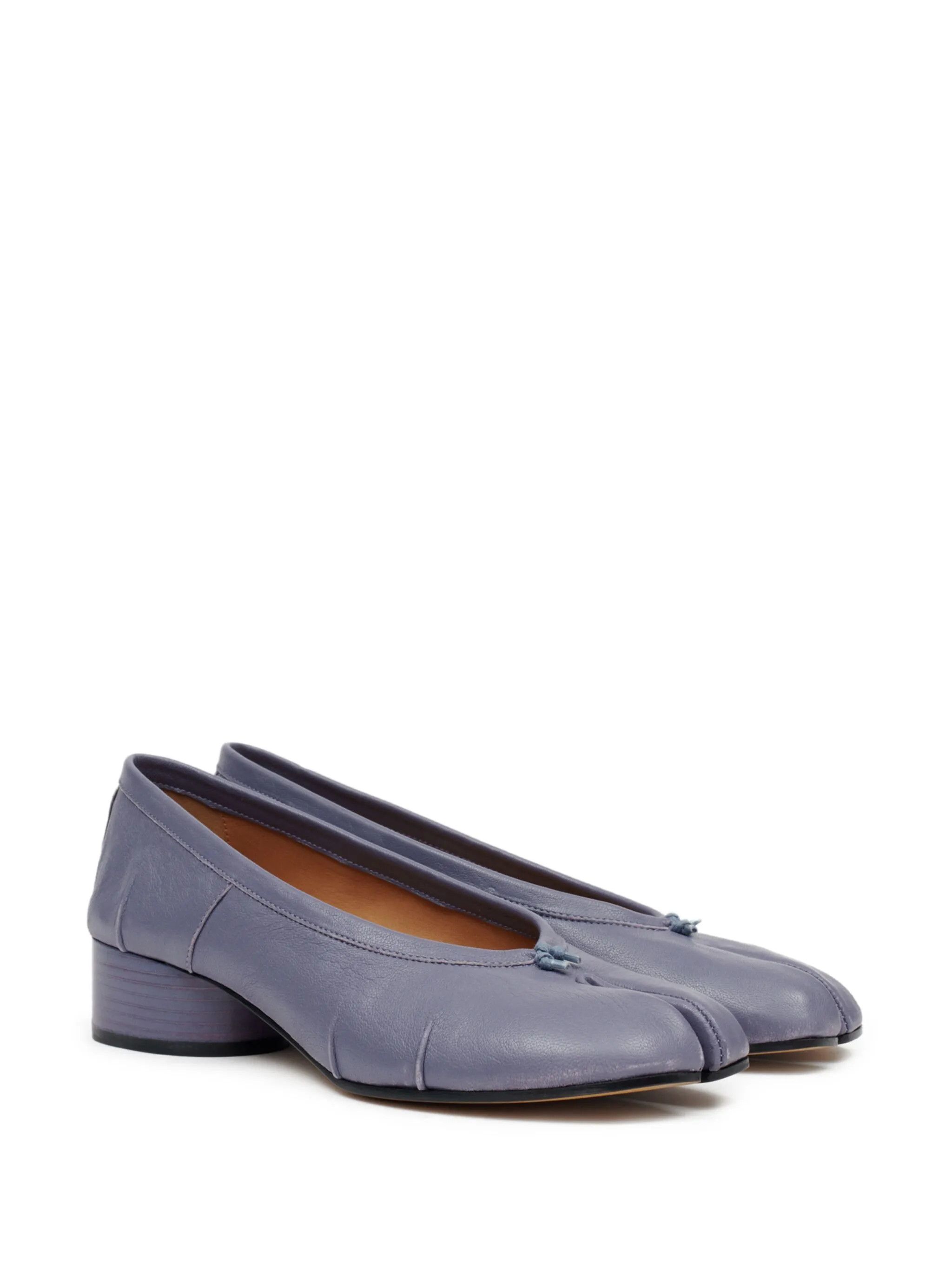 Maison Margiela o1w1db11225 Tabi-style Ballerina Flats in Blue Size US 7 / IT 37 - 2 Thumbnail