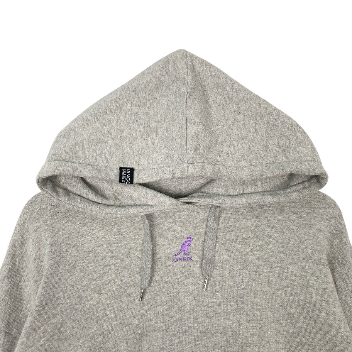 Vintage Vintage Kangol Embroidered Hoodie Gray Pullover Jumper SizeM Size US M / EU 48-50 / 2 - 4 Thumbnail
