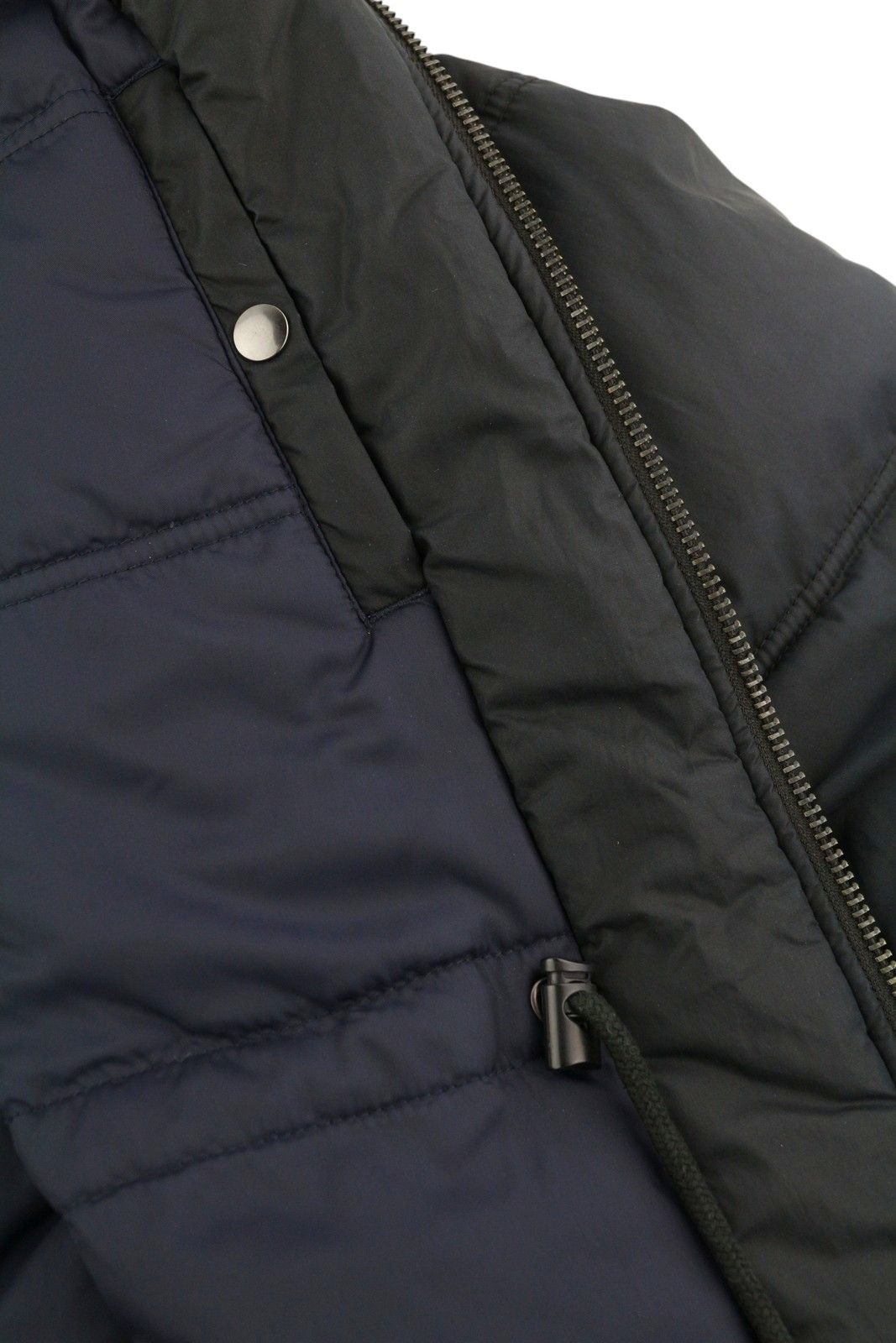 Diesel M Black Full Zip Hooded Insulated Drawstring Pockets 86369 Size US M / EU 48-50 / 2 - 10 Thumbnail