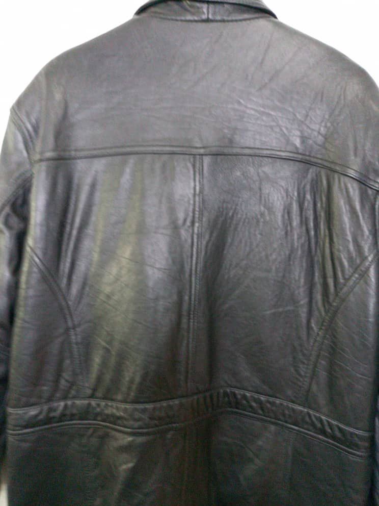 Designer × Vintage Dislo Leather Jacket Size US XL / EU 56 / 4 - 4 Thumbnail