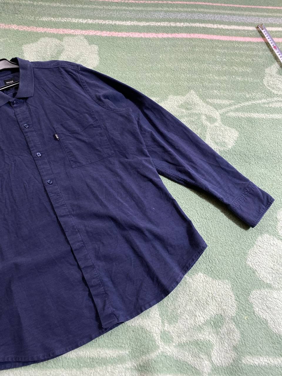 Hugo Boss × Vintage Vintage Button Shirt Boss Hugo Boss Men's Long Sleeve Size US L / EU 52-54 / 3 - 5 Thumbnail