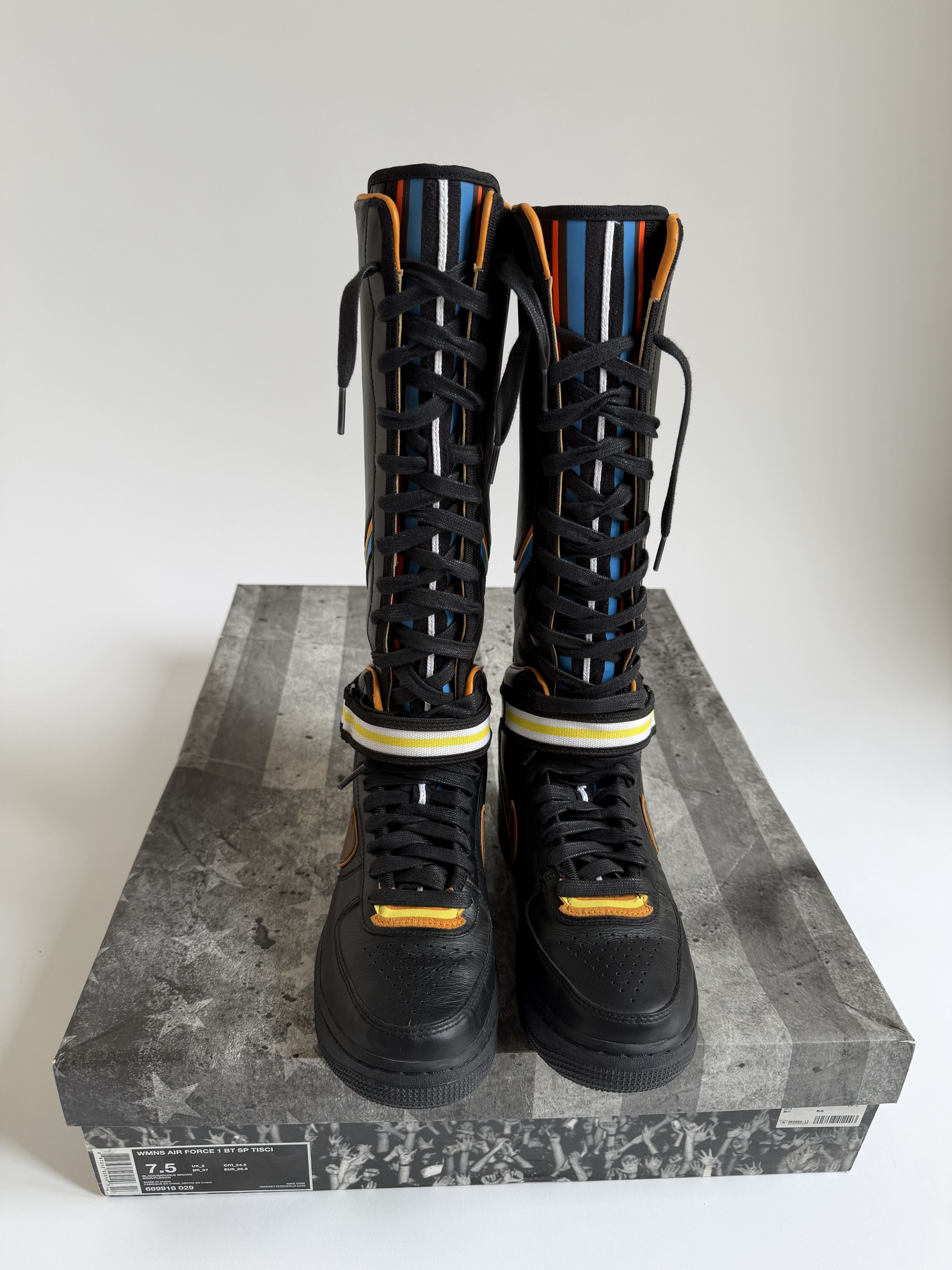 Nike × Riccardo Tisci Nike x Riccardo Tisci Air Force 1 Boot – Black (2014) Size US 7.5 / IT 37.5 - 2 Thumbnail