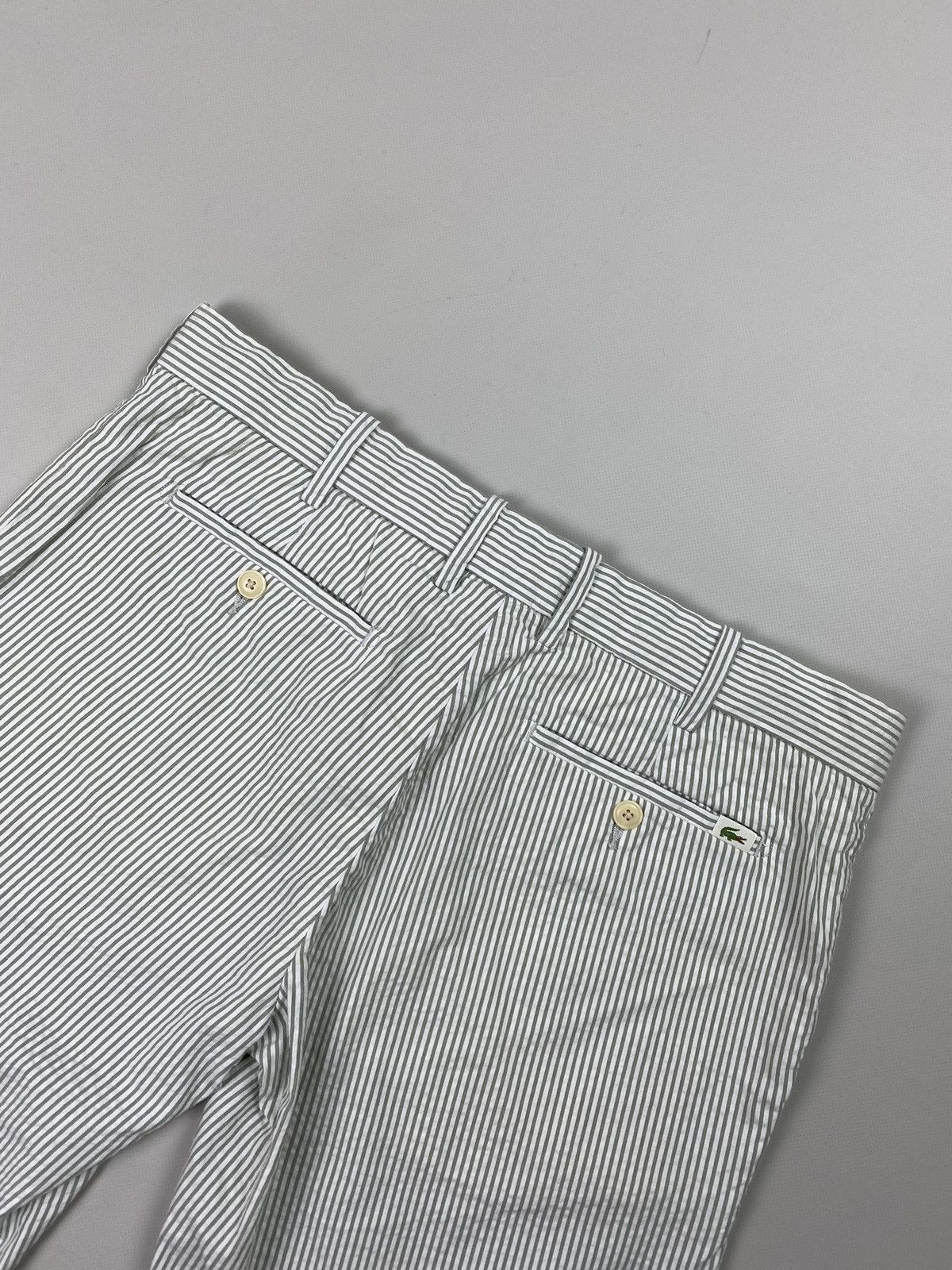 Lacoste Lacoste men’s striped chino shorts Size US 33 - 18 Thumbnail