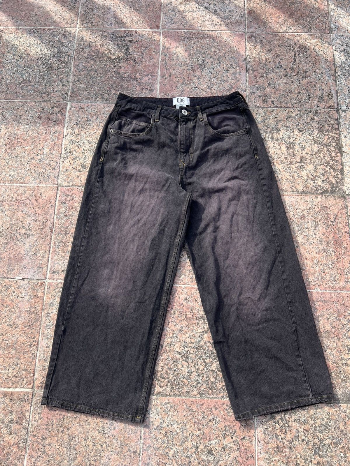 Baggy Brown Tinted Jeans
