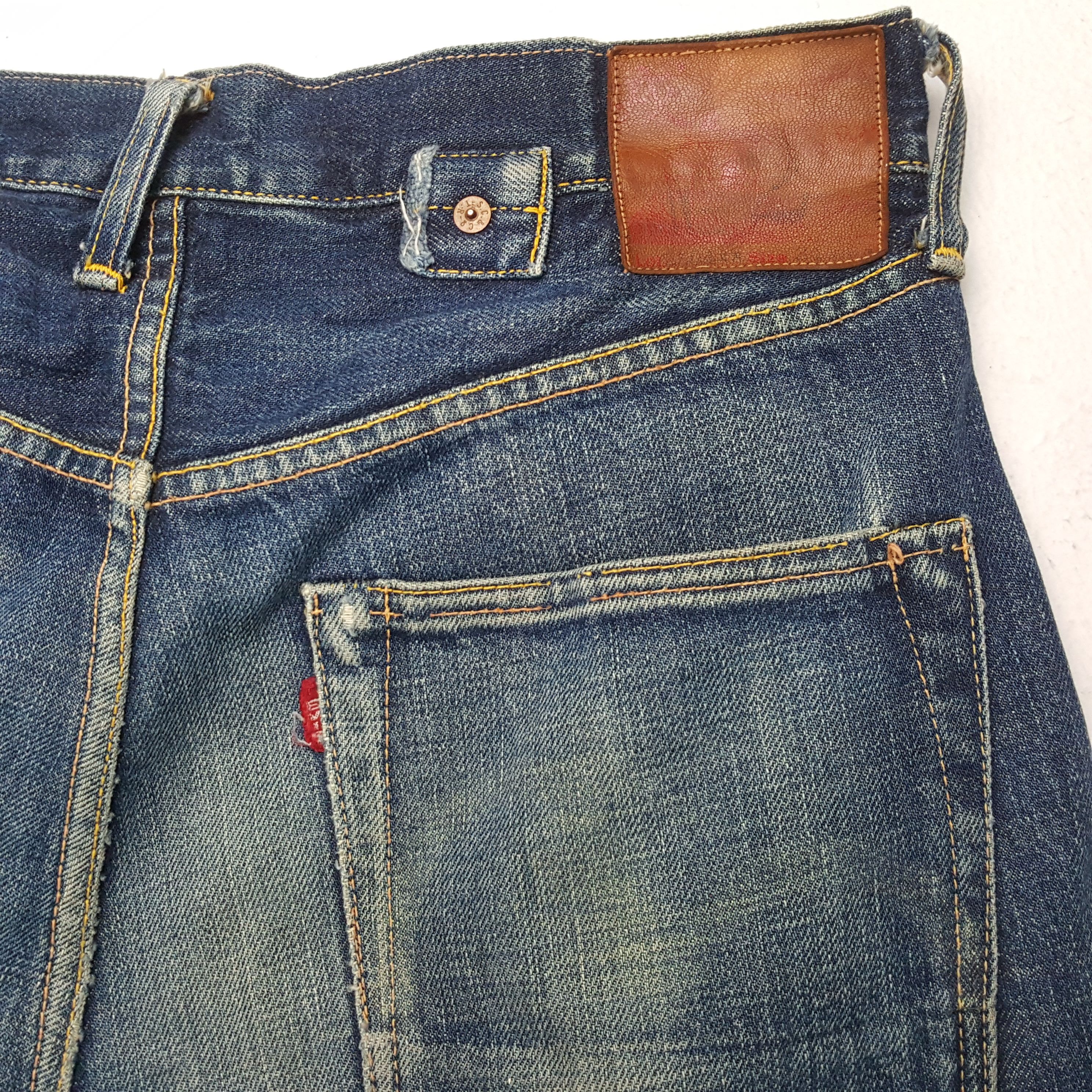 EVIS Japanese Brand Streetwear Custom Daicock Style Jeans