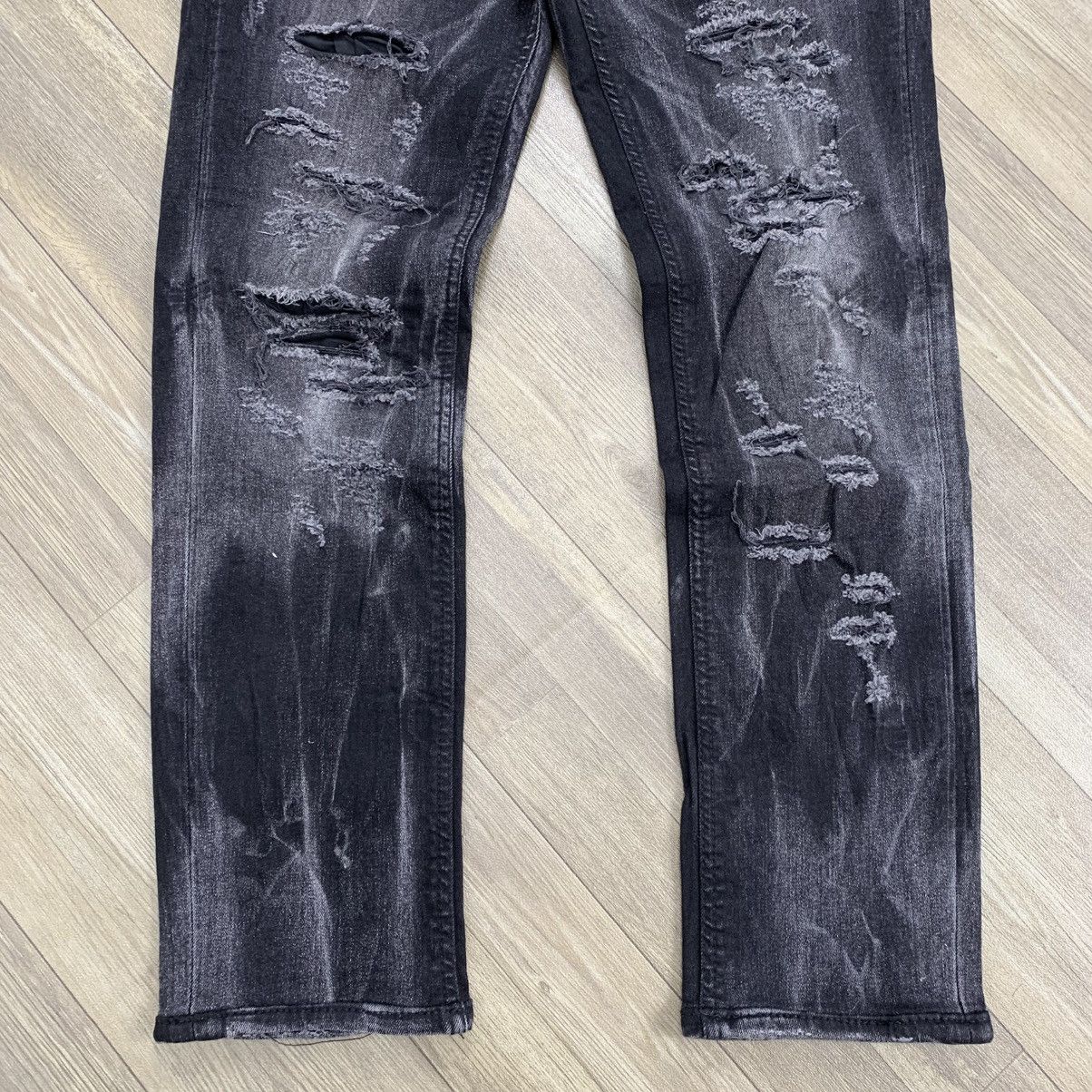 Japanese Brand Punk Style 2000’s Buckaro Distressed Clawmark Slim Jeans Size US 31 - 3 Thumbnail