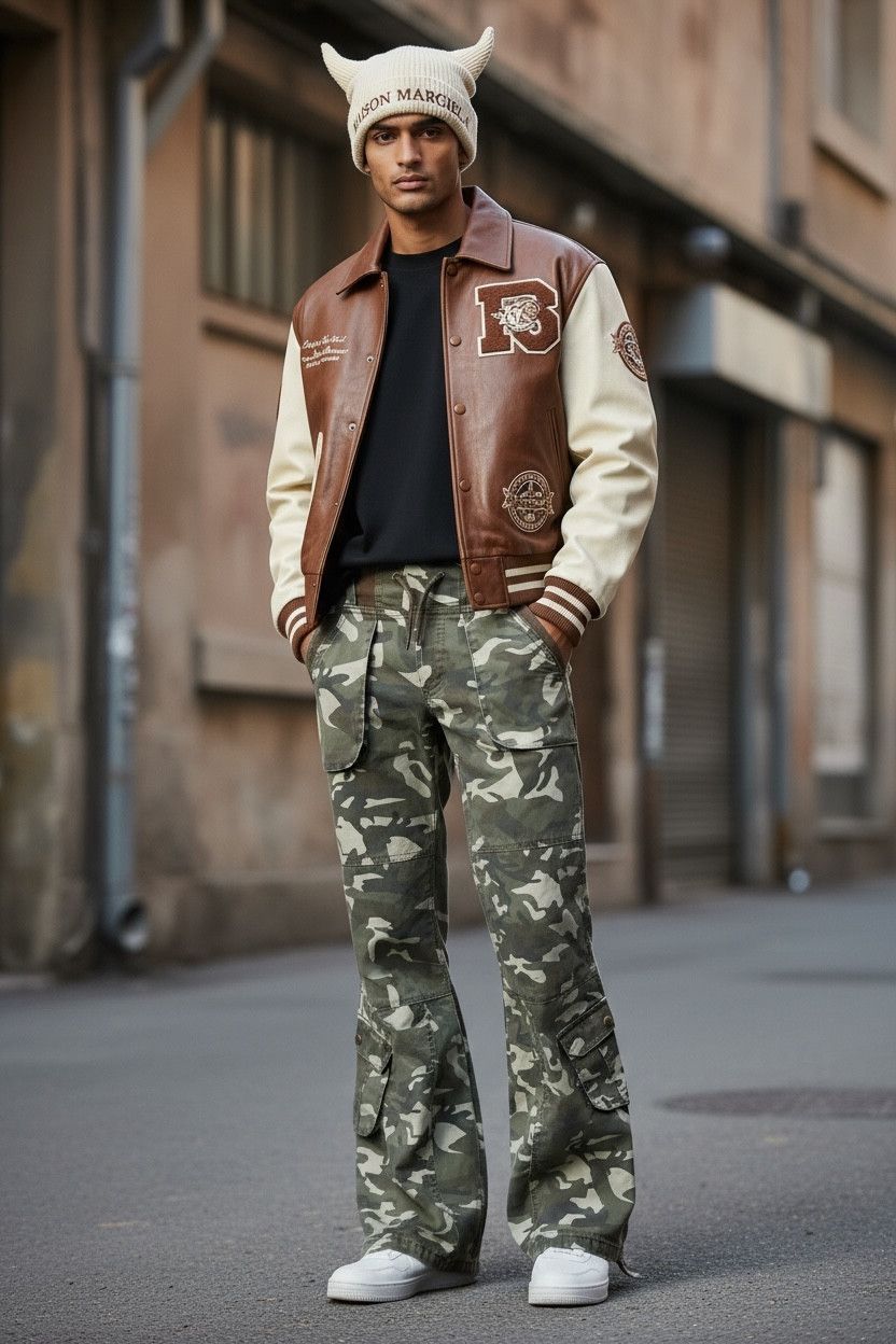Tribal Streetwear FYE Stretch Multipocket Ultra Flare Pants GOA Style Size US 30 / EU 46 - 1 Thumbnail