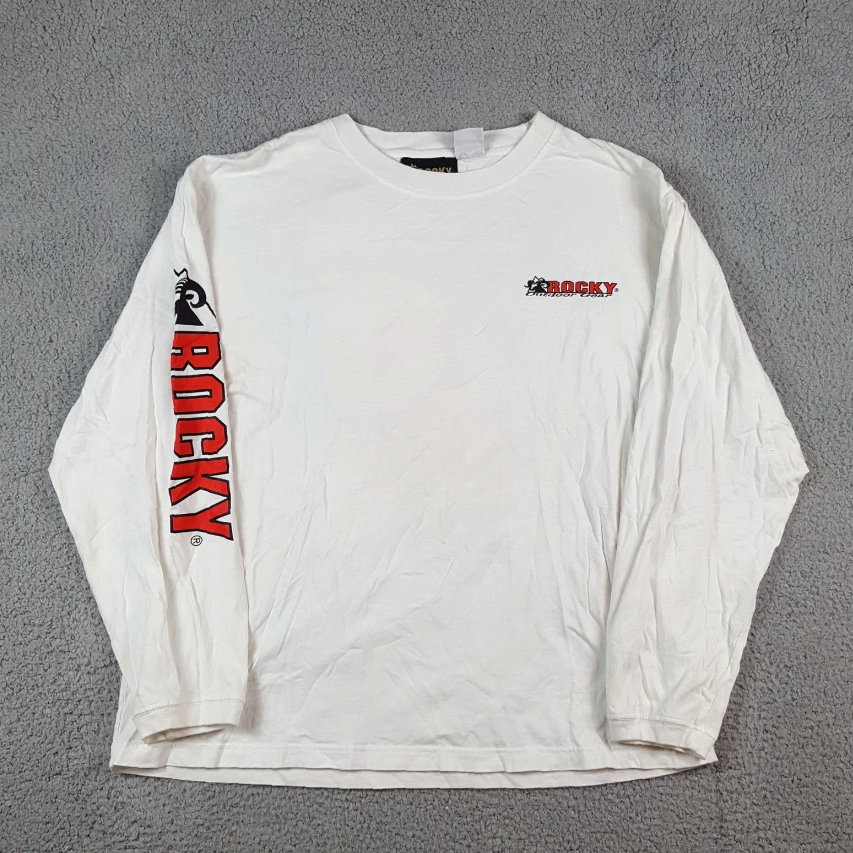 Vintage Vintage Rocky Men's XL Long Sleeve T-Shirt Deer Hunting Art Y2K Outdoor 90s Retro Cotton Size US XL / EU 56 / 4 - 2 Thumbnail