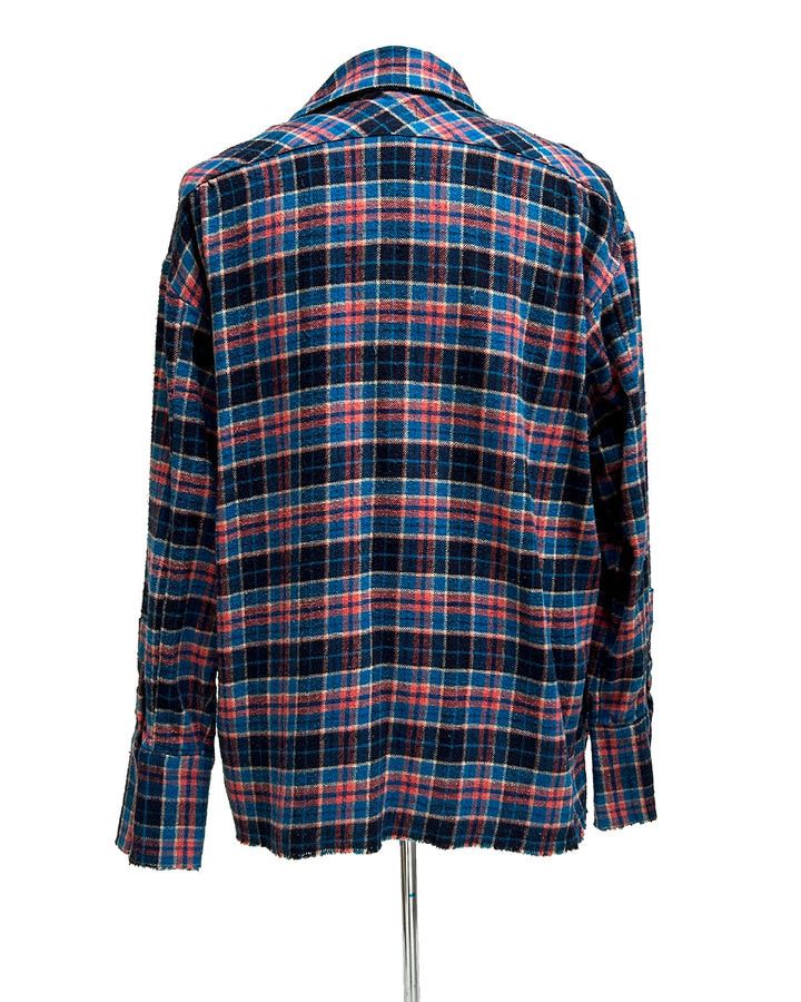 Greg Lauren $850 Greg Lauren Boxy Plaid Shirt Size US M / EU 48-50 / 2 - 3 Thumbnail