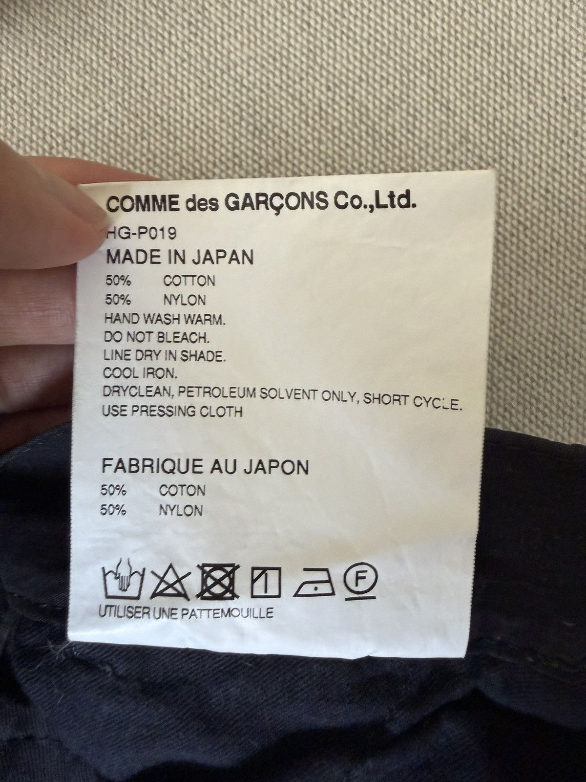 Comme des Garcons Homme Comme des Garcons Homme Black Cargo Pantd Size US 30 / EU 46 - 6 Thumbnail