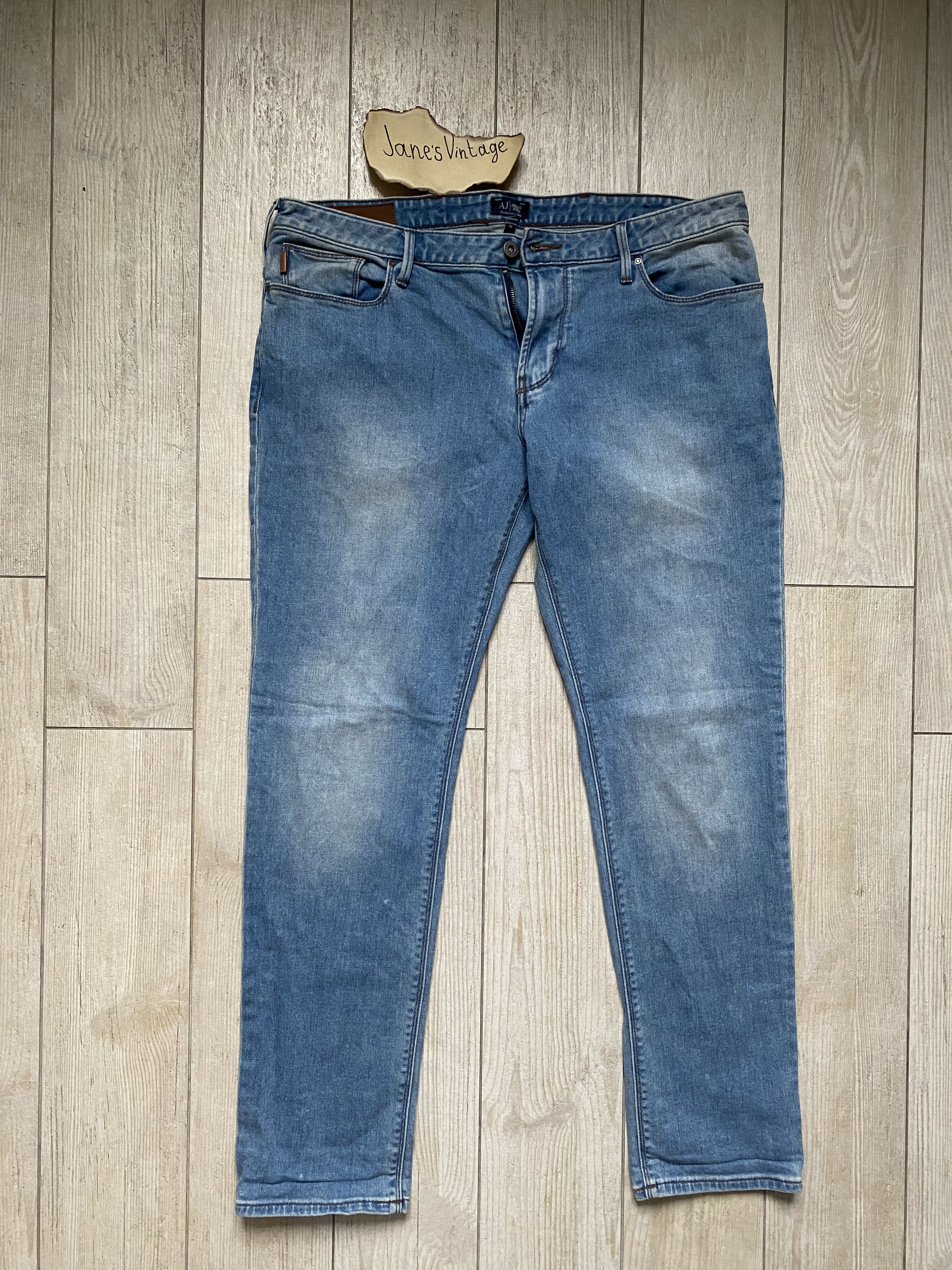 Armani × Emporio Armani × Giorgio Armani Armani Jeans Light Denim – Timeless Classic Size US 36 / EU 52 - 2 Thumbnail