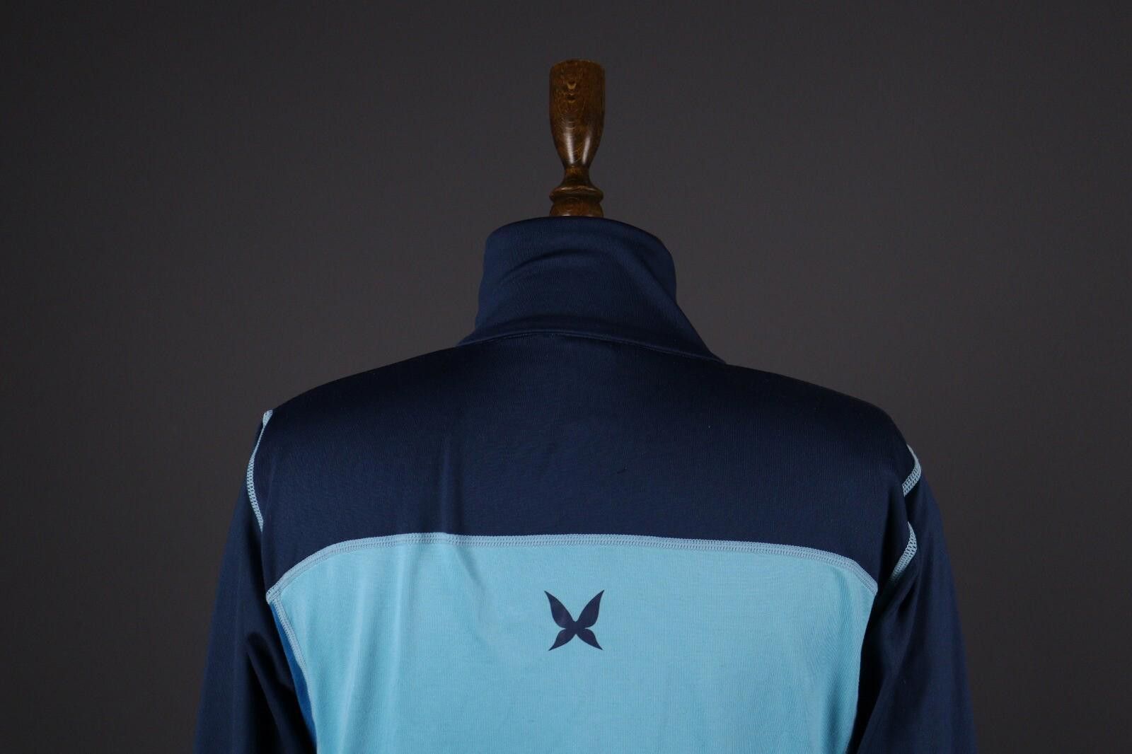 Designer Kari Traa Blue Full Zip Activewear Track Jacket Size L Size L / US 10 / IT 46 - 9 Thumbnail