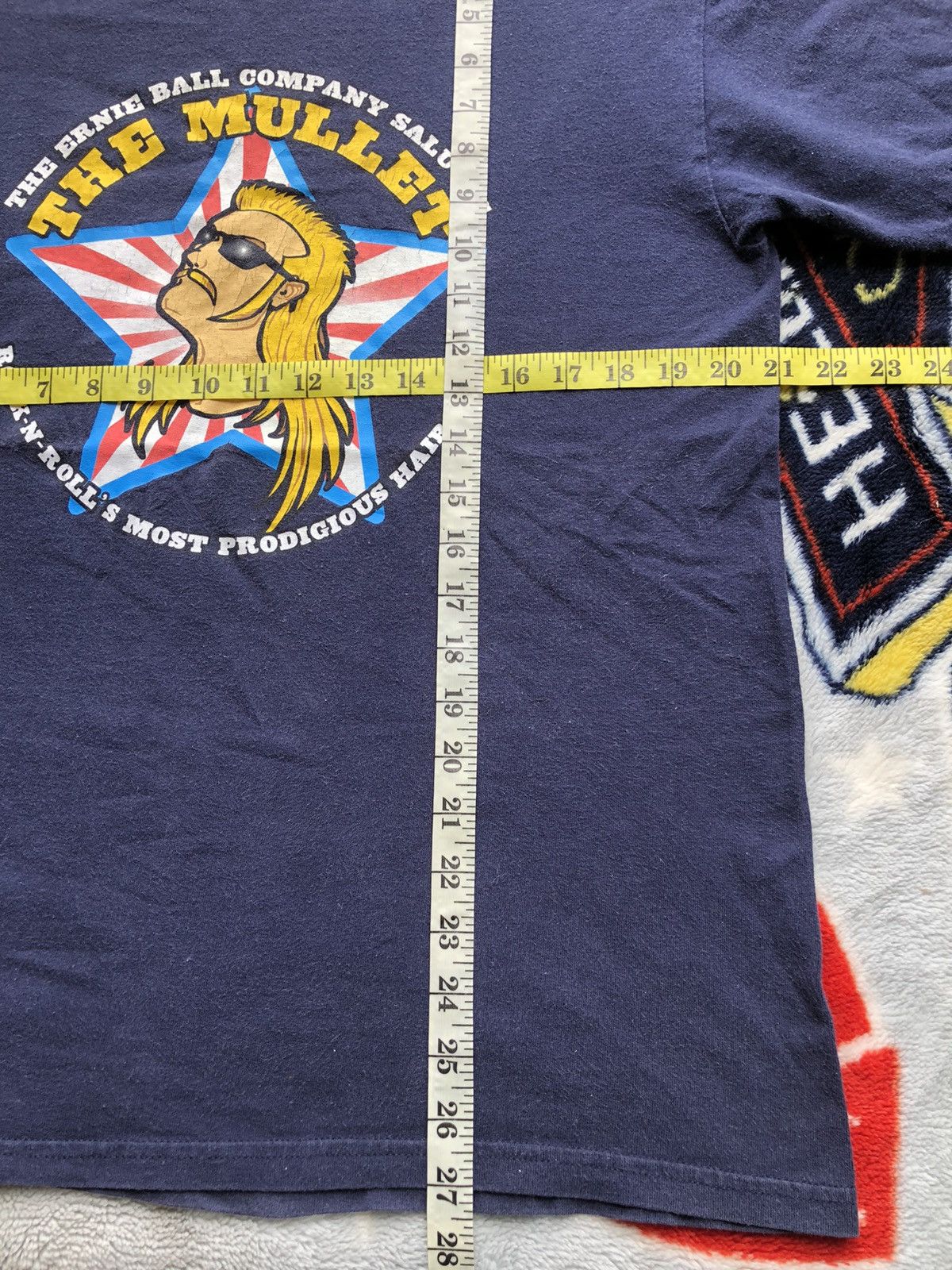 WCW/nWo Vintage 90’s Ernie Ball The Mullet Rock and Roll Shirt Tee Size US M / EU 48-50 / 2 - 7 Thumbnail